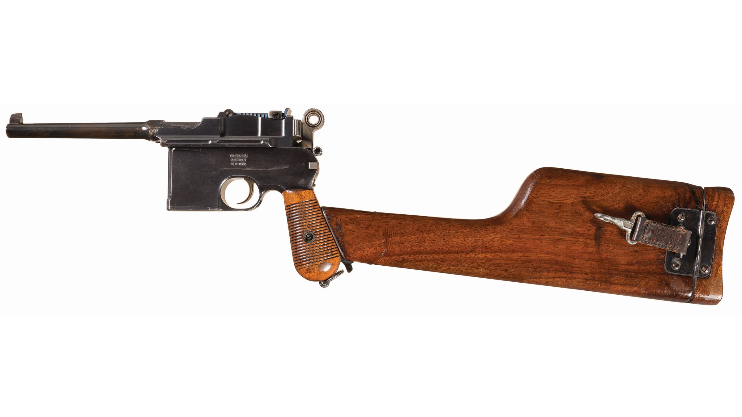 Von Lengerke And Detmold Mauser Model 1896 Flatside Pistol Rock Island Auction 0897