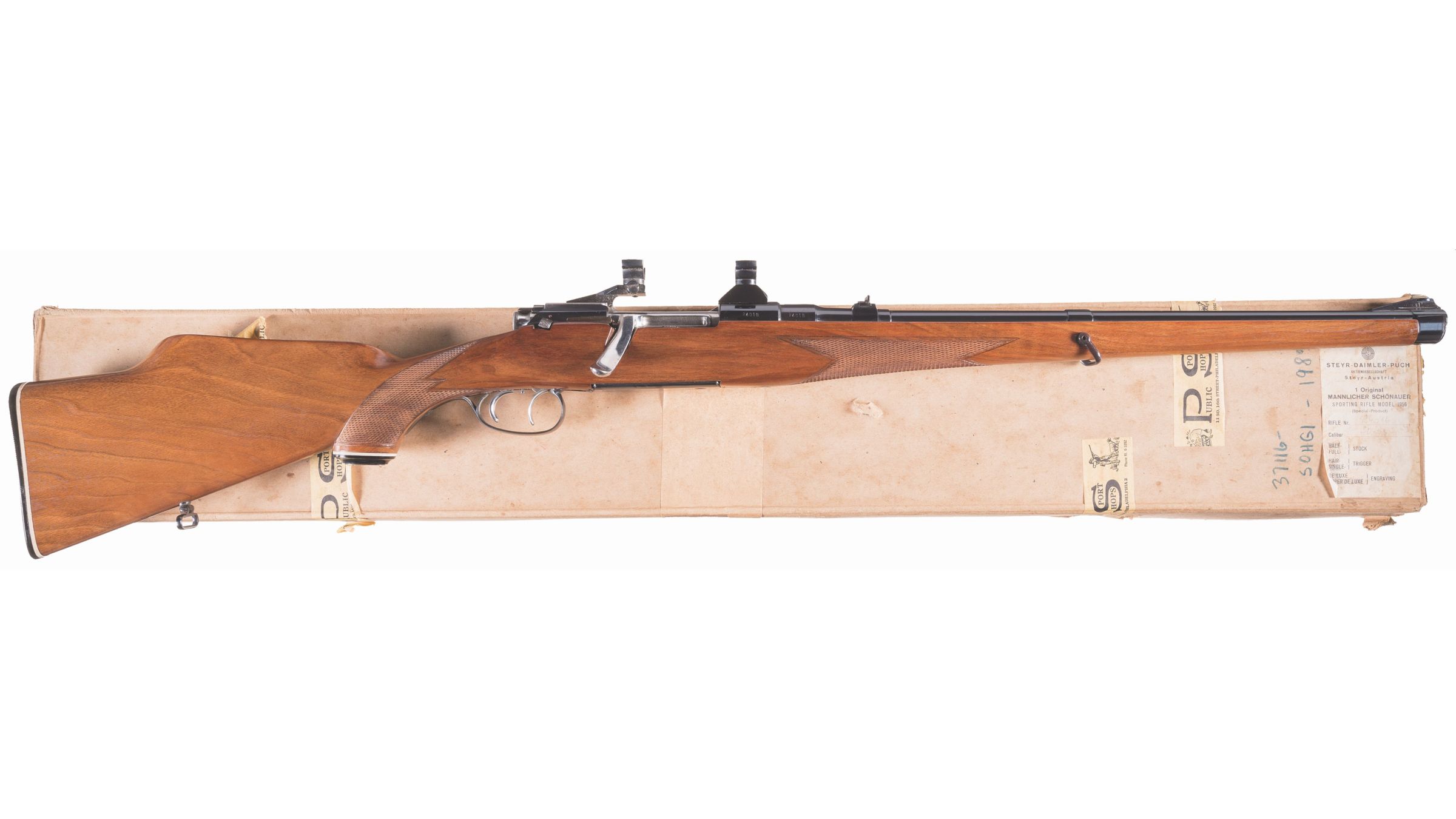 Steyr Mannlicher Schoenauer Model 1956 Bolt Action Carbine Rock Island Auction 0225