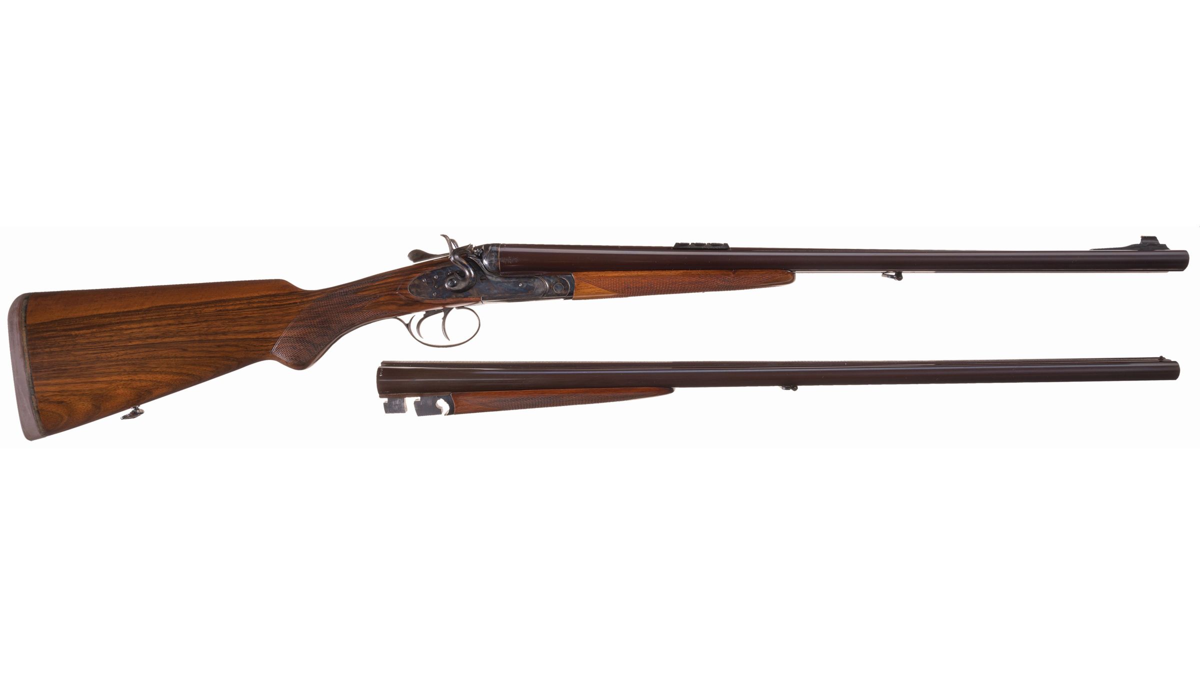 Pedersoli Double Rifle-Shotgun Two Barrel Set with Case | Rock Island