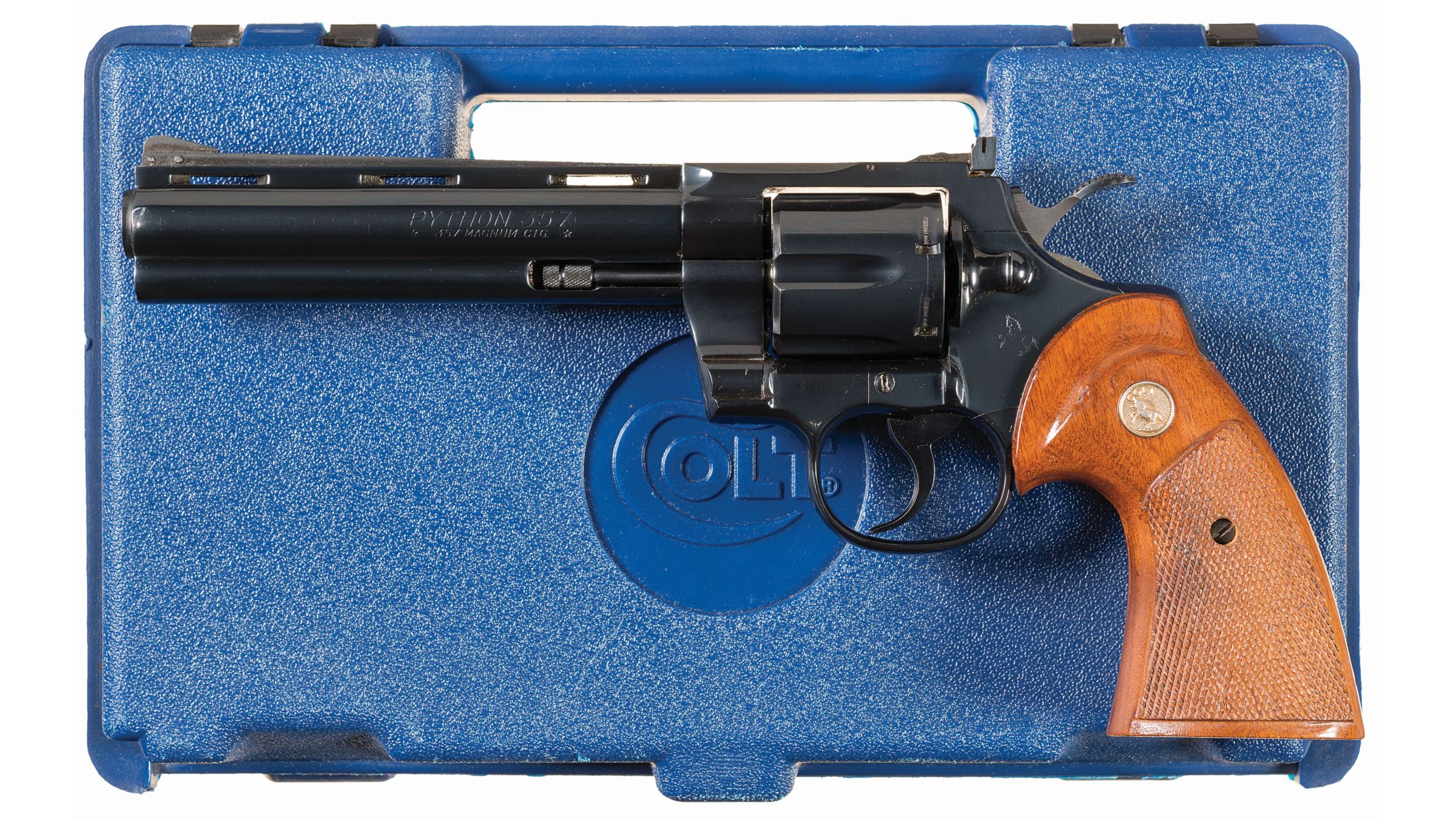 Colt Python Double Action Revolver with Case | Rock Island Auction