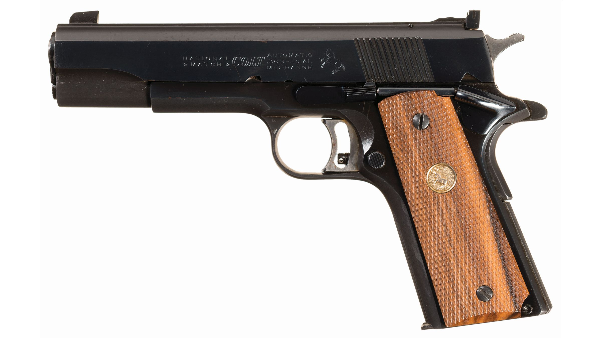 Colt Gold Cup National Match .38 Mid Range Semi-Automatic Pistol | Rock ...