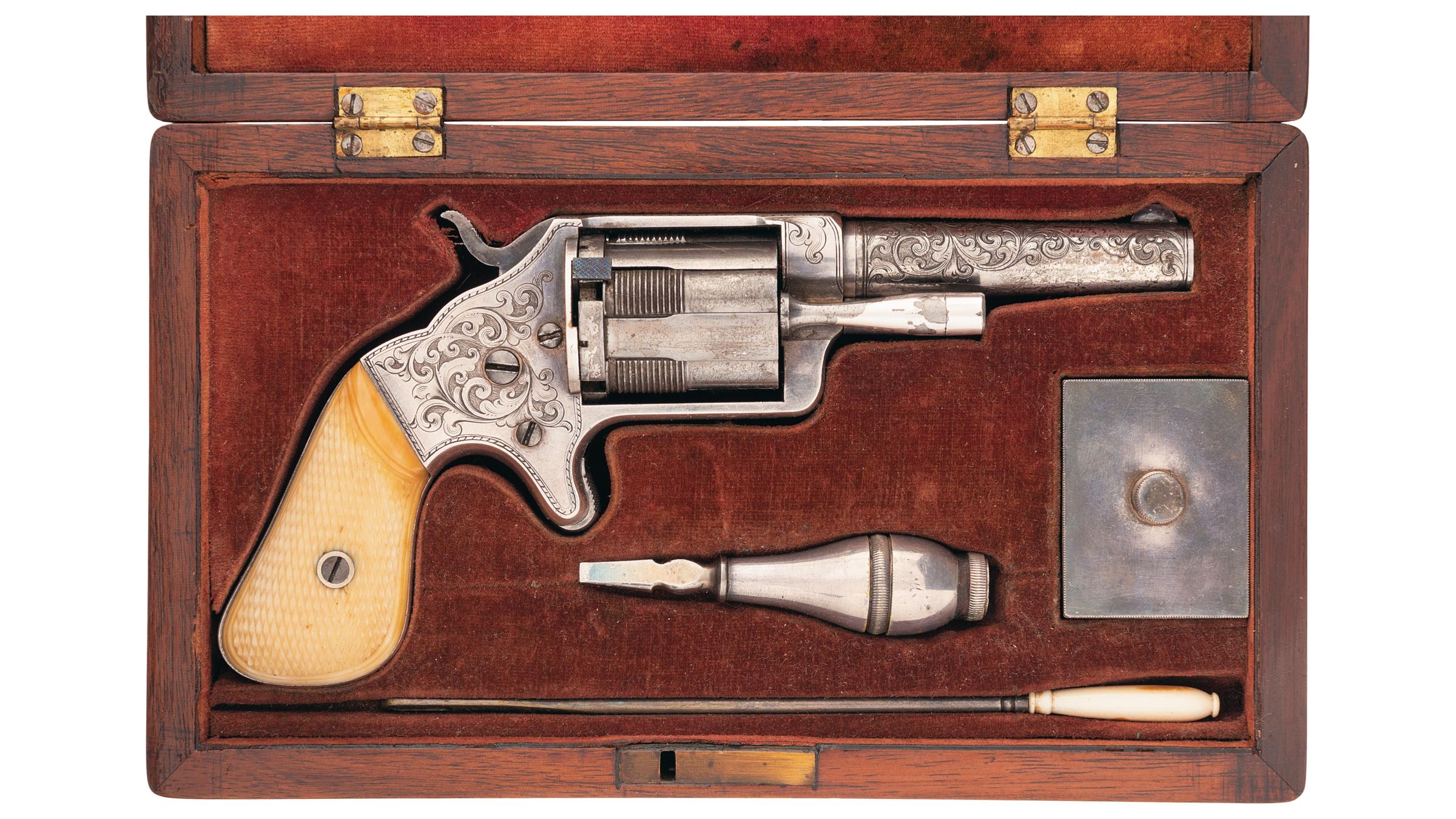 Factory Engraved Brooklyn Arms Slocum Pocket Revolver Rock Island Auction