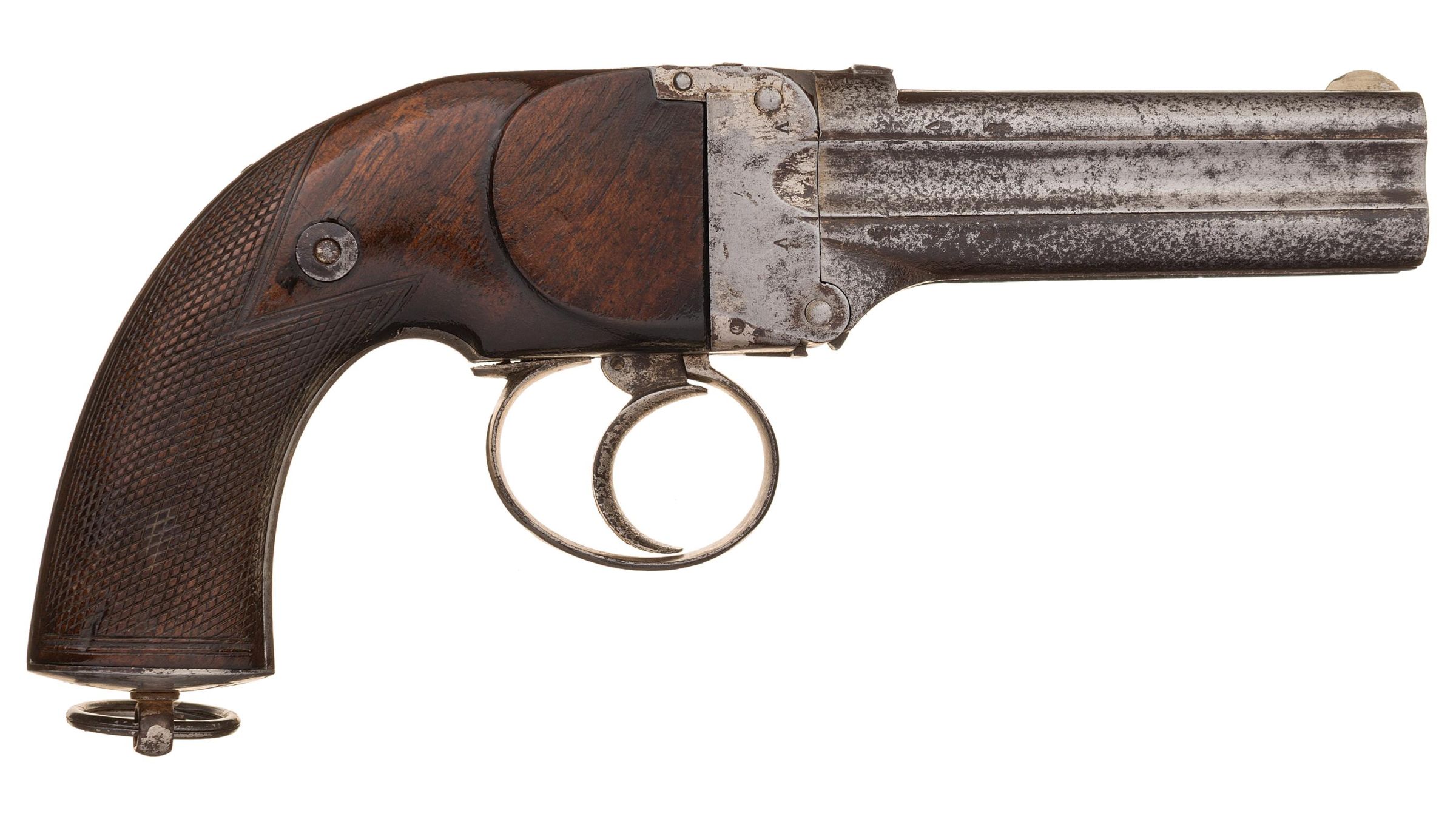 Charles Lancaster Four Barreled Pistol in .380 CF Rock Island Auction