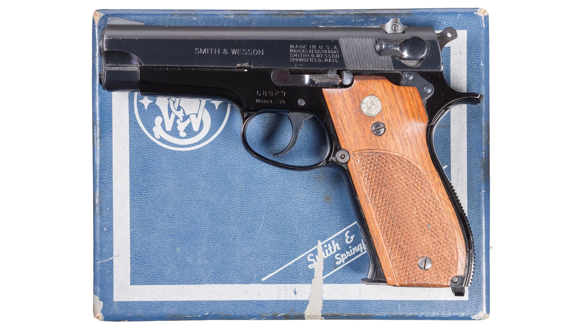 U S Navy Shipped Smith Wesson Model 39 Pistol