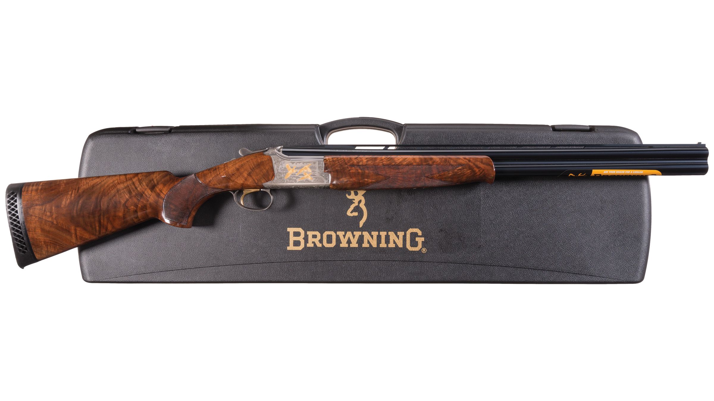 Factory Engraved Browning Citori Over/Under Shotgun with Case | Rock ...