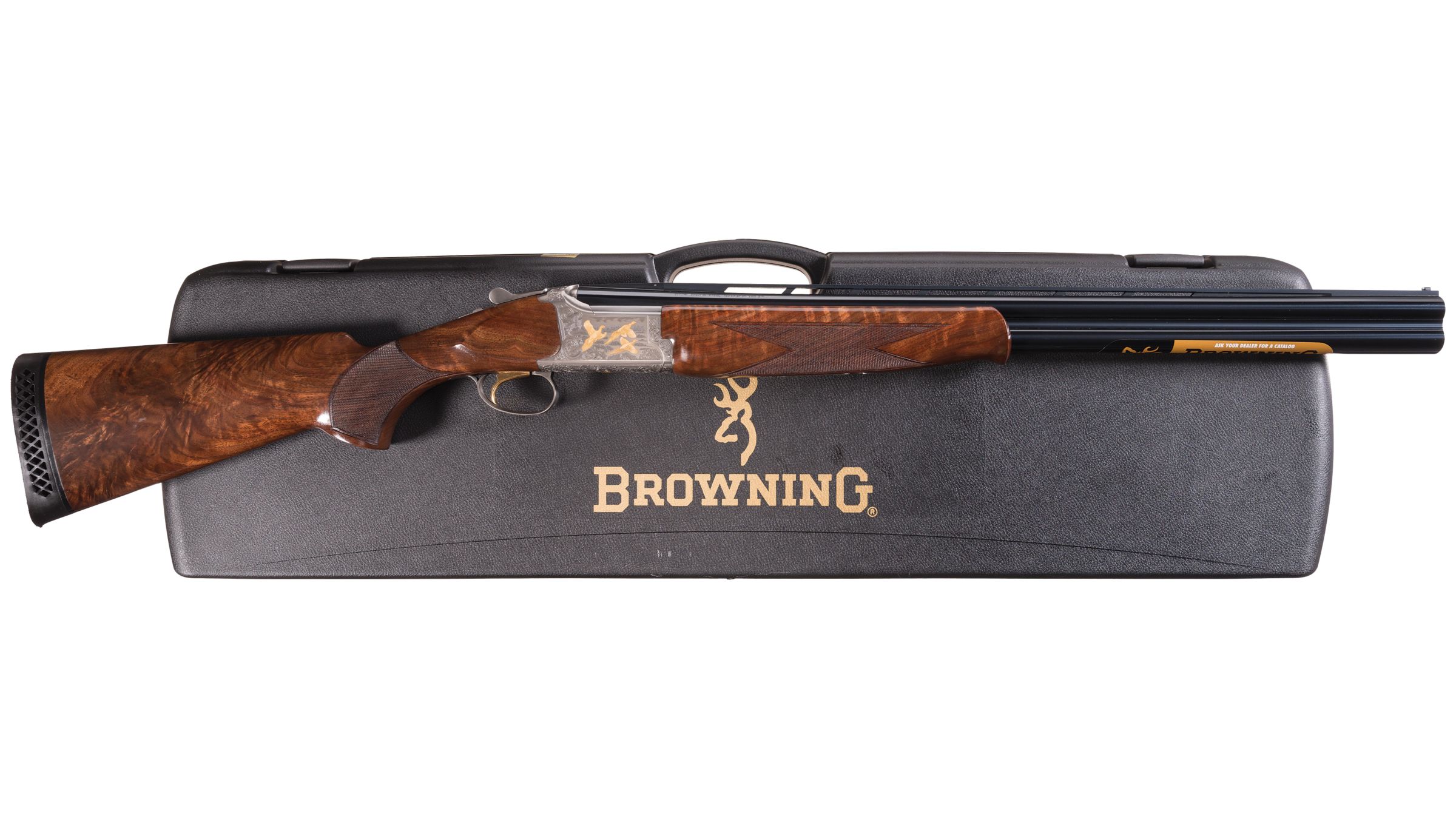 Factory Engraved Browning Citori Over/Under Shotgun with Case | Rock ...