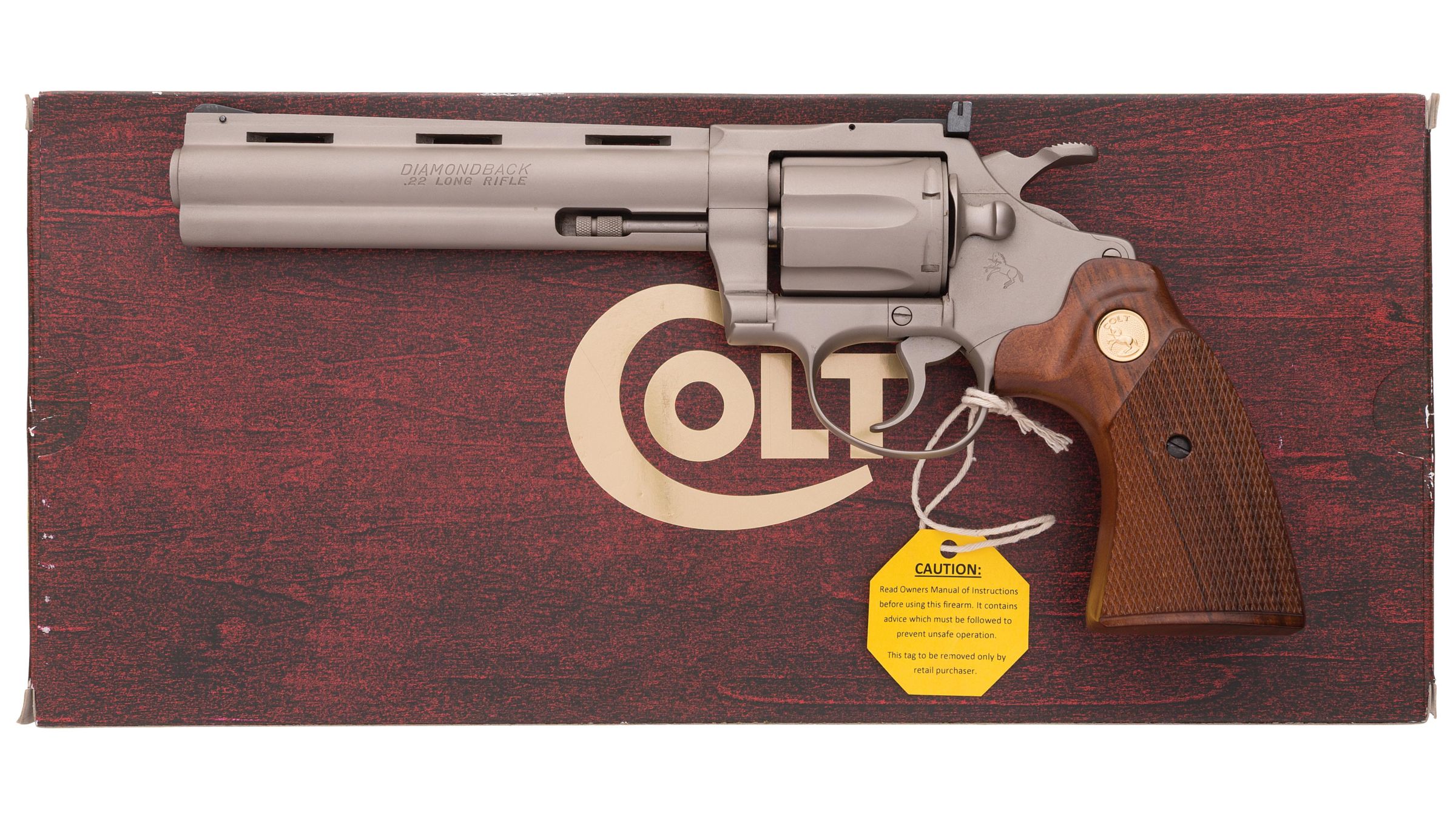 Electroless Nickel Colt Diamondback Double Action Revolver | Rock ...