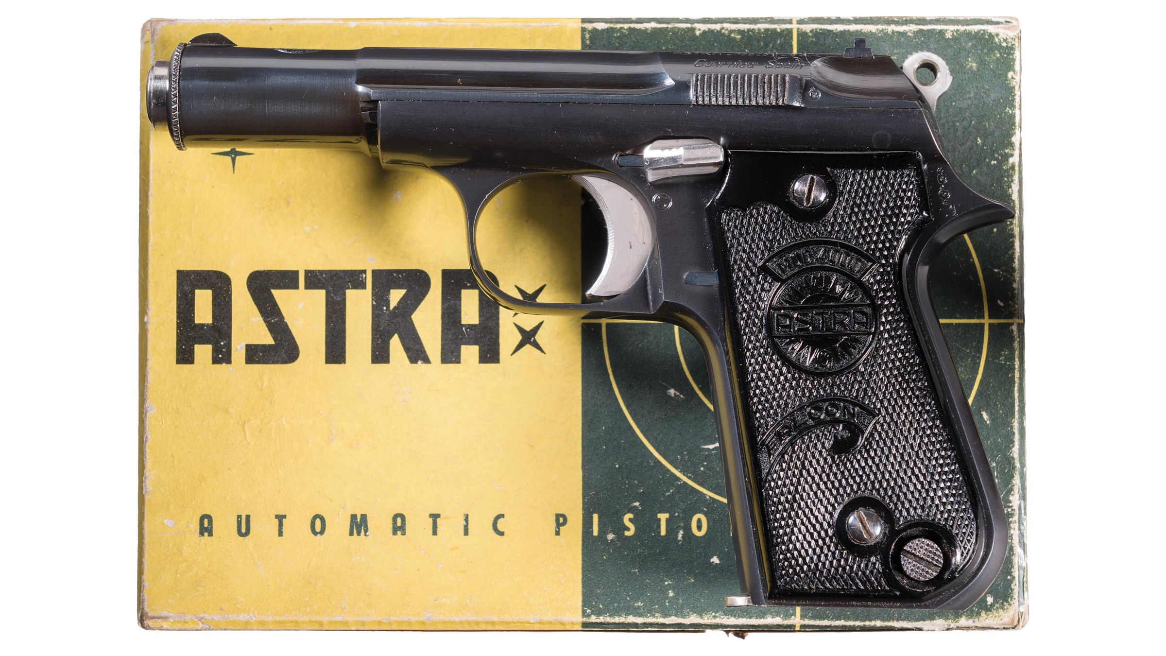 Astra Model 4000 Falcon Semi Automatic Pistol With Box Rock Island Auction