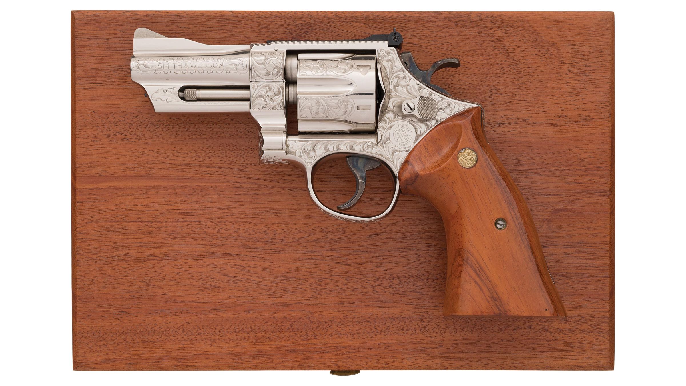 Cased Factory Engraved Smith & Wesson Model 27-2 Revolver