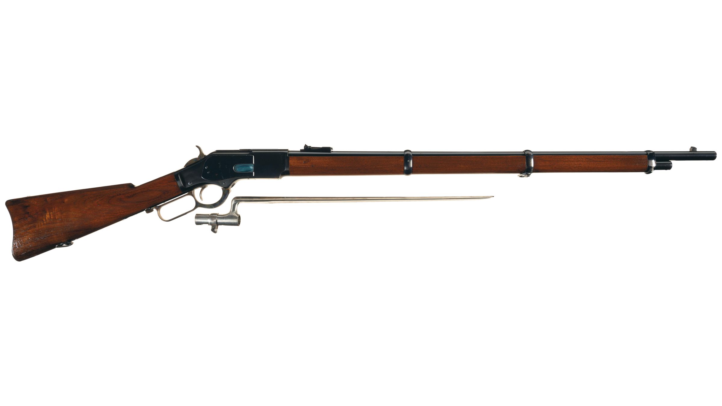 Winchester Model 1873 Lever Action Musket with Bayonet | Rock 
