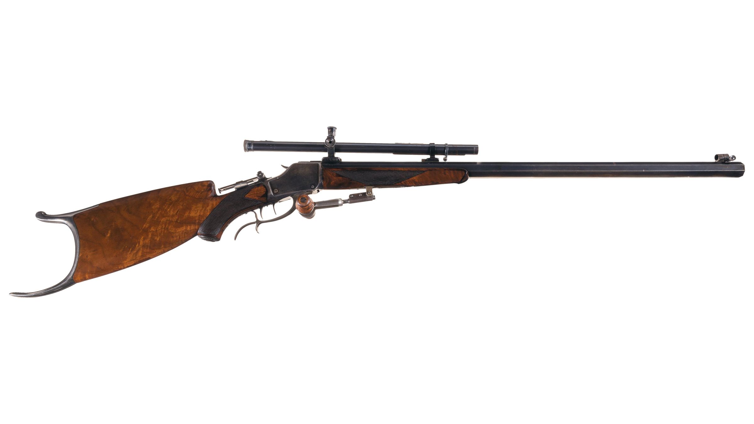 Winchester Deluxe Model 1885 High Wall Schuetzen Rifle | Rock Island ...