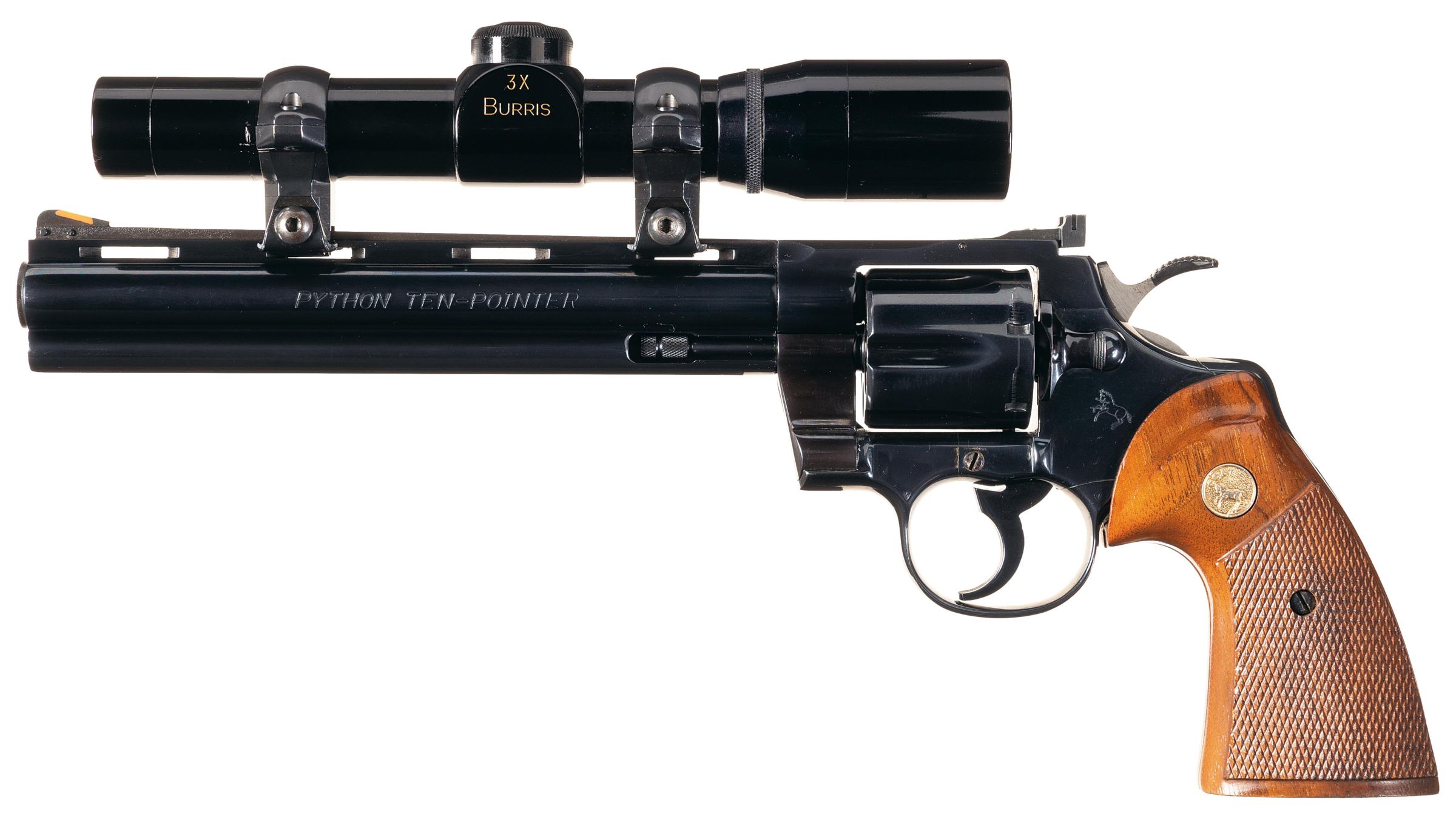 Colt Ten-Pointer Python Double Action Revolver with Scope | Rock Island ...