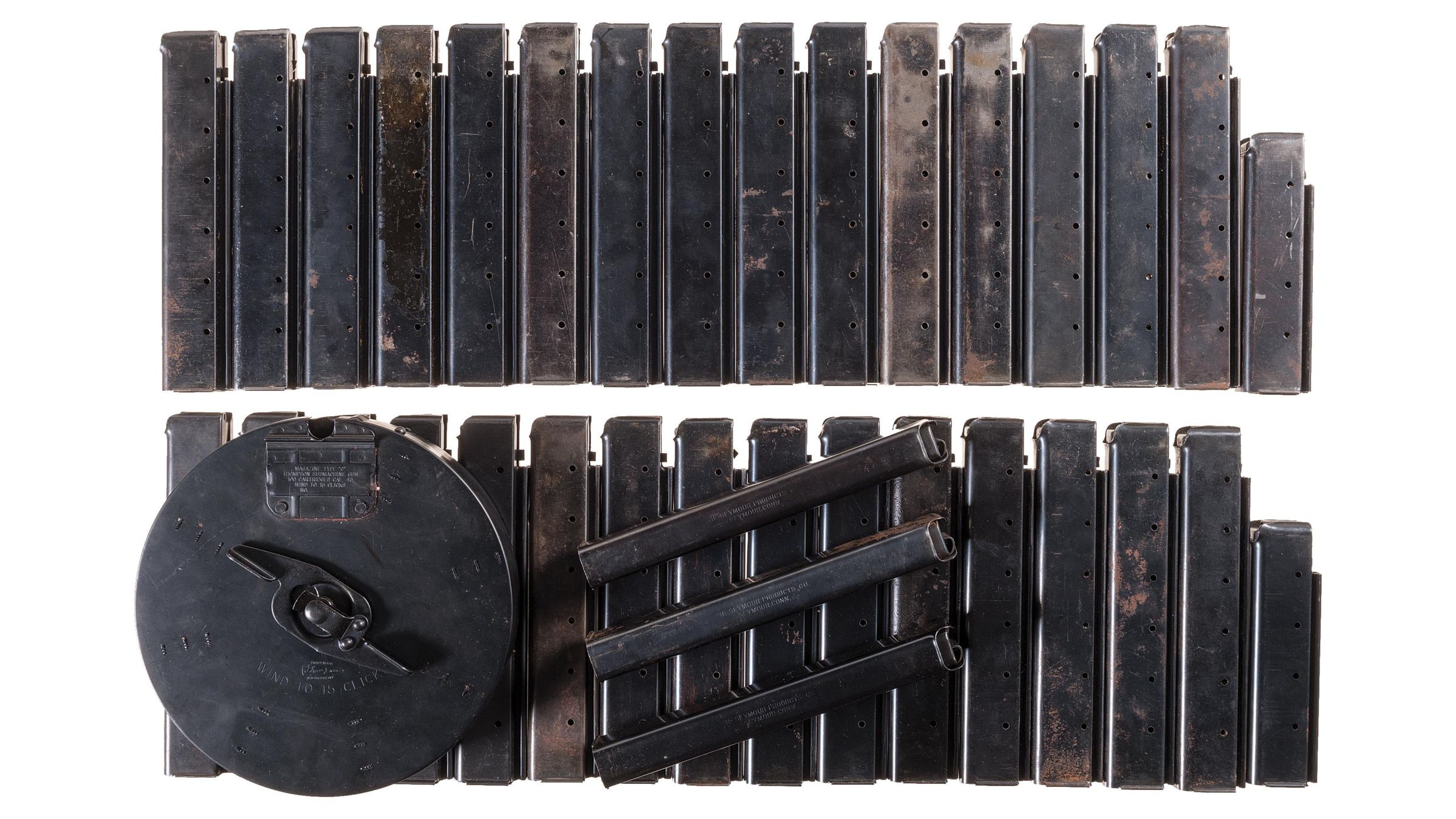 large-grouping-of-thompson-submachine-gun-magazines-rock-island-auction