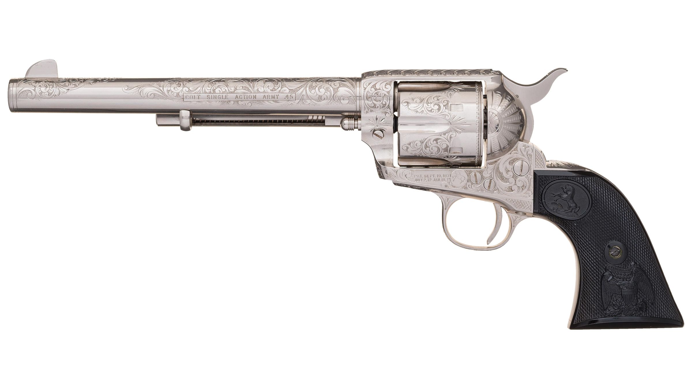 John Warren Signed and Engraved Colt SAA Revolver | Rock Island Auction