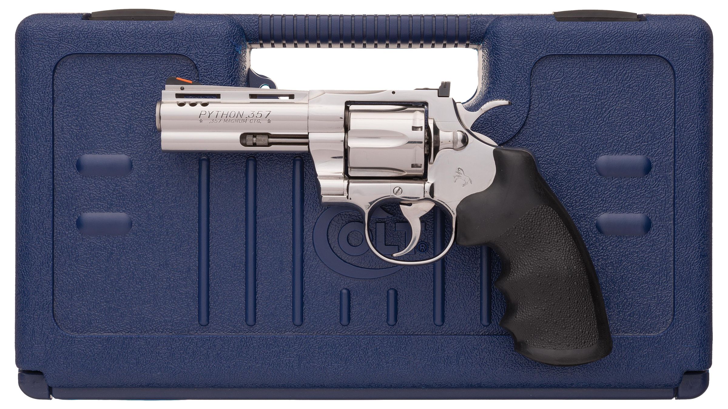 Lew Horton Colt Python Revolver with Ported Barrel and Letter | Rock ...