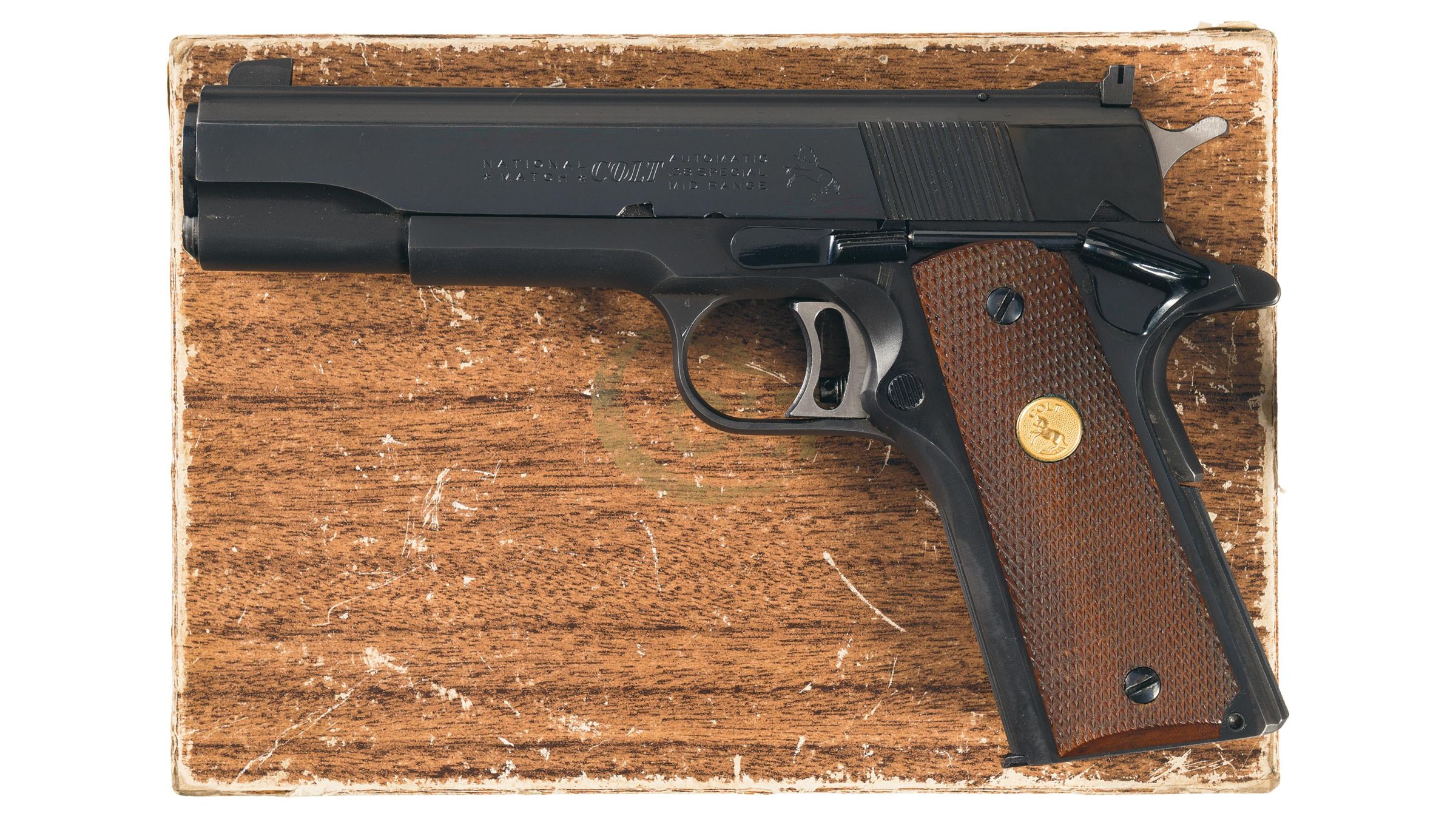 A look back at the Colt Gold Cup National Match .38 Special Mid Range  semi-automatic pistol (Part#1)