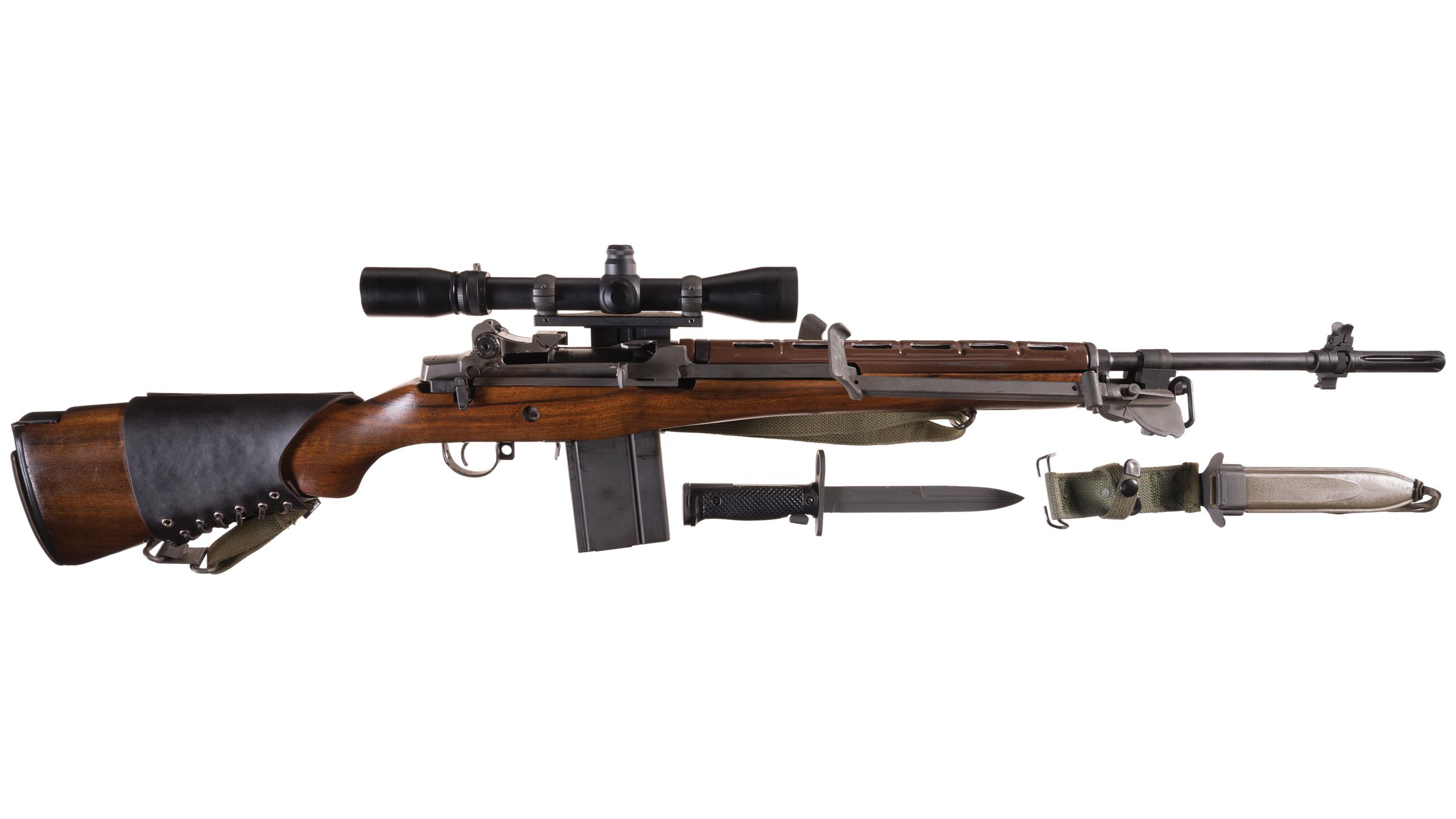 Springfield Armory Inc M1a National Match Rifle With Scope 4780