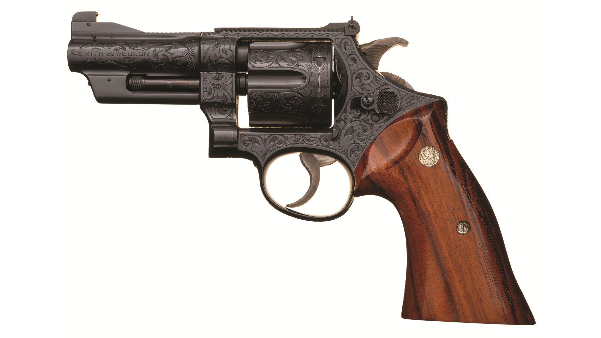 Engraved S&W Non-Registered .357 Magnum Revolver | Rock Island Auction