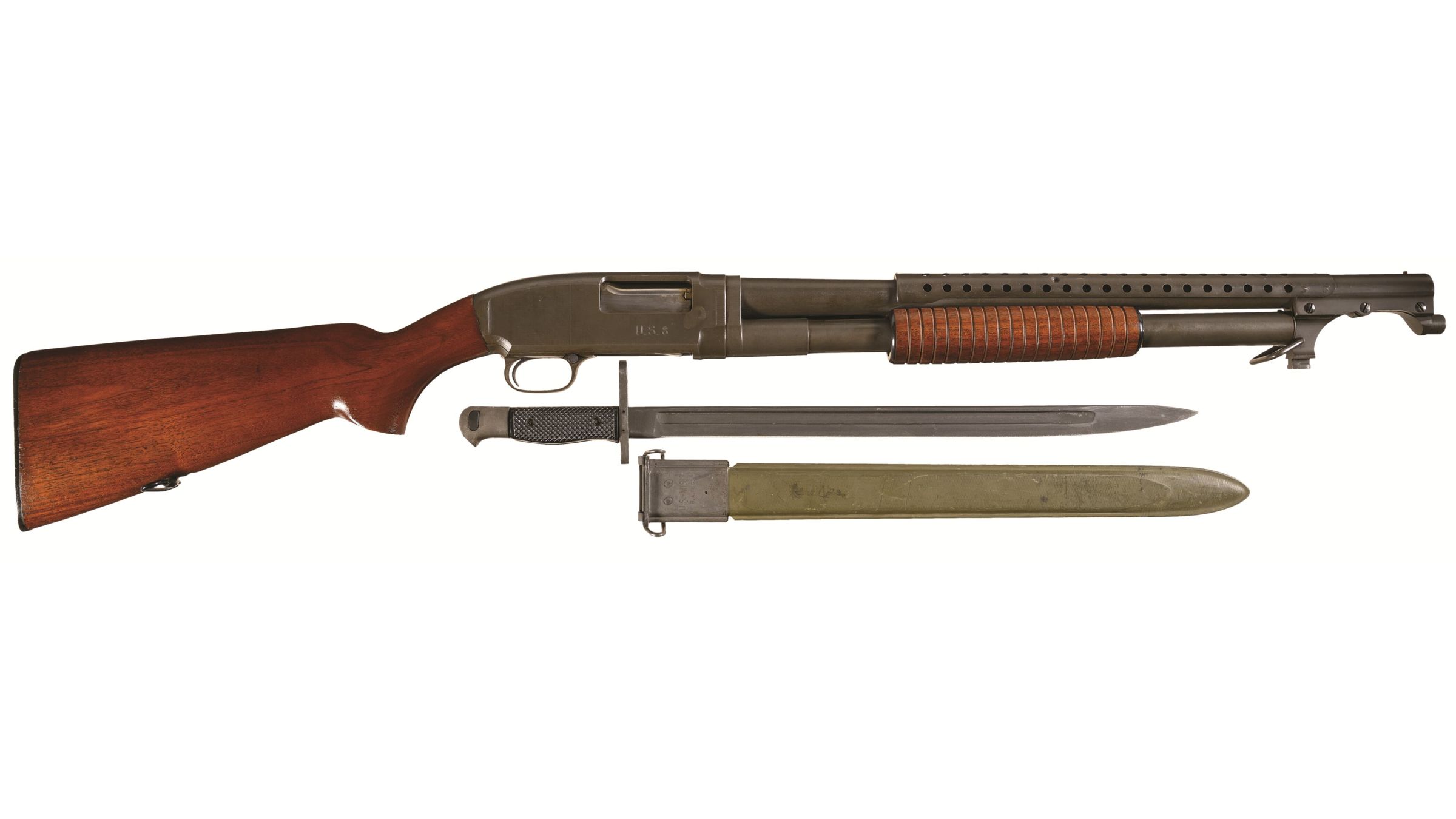 Parkerized Winchester Model 12 Trench Shotgun | Rock Island Auction