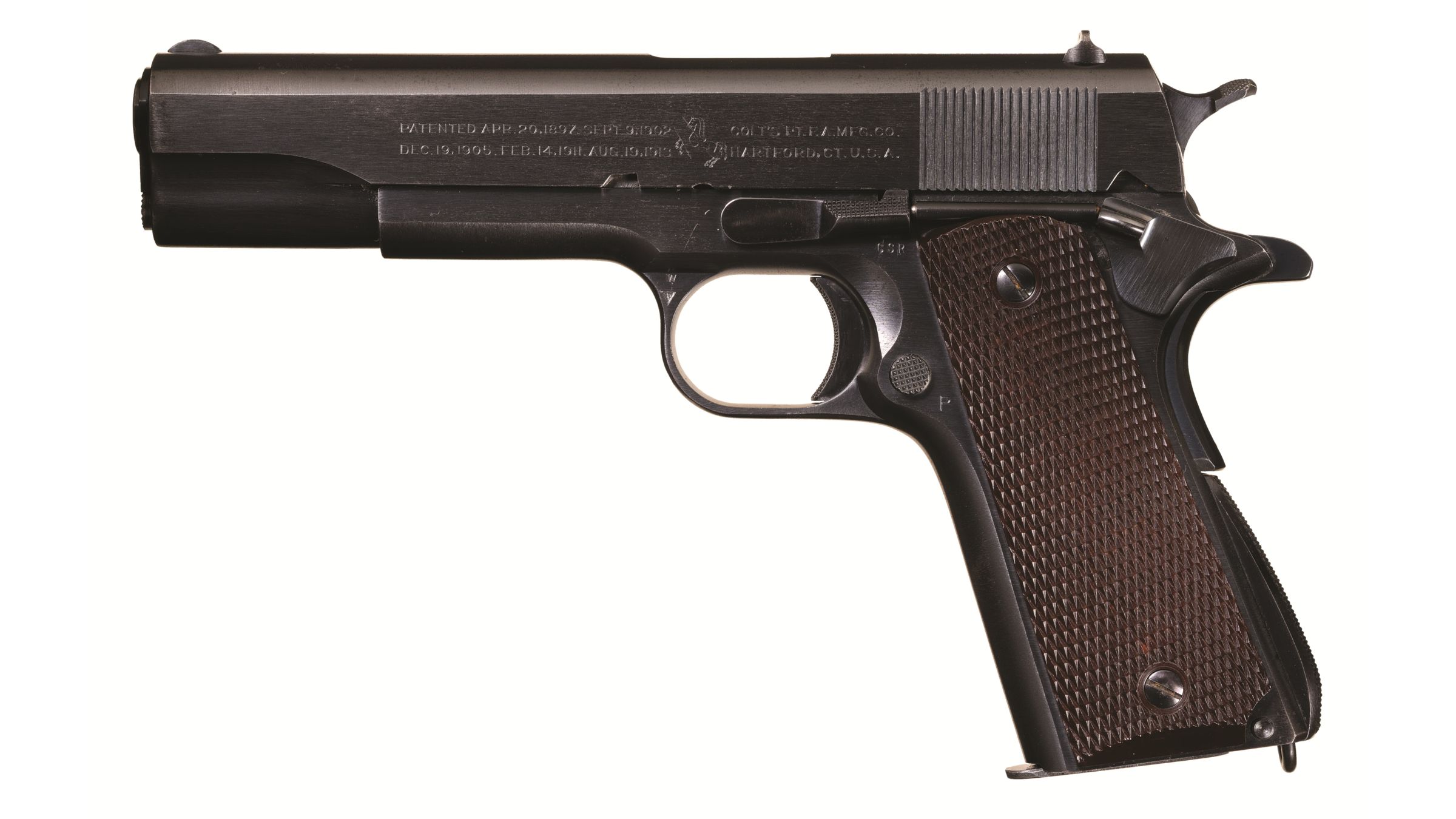 1940 Production Us Contract Colt Model 1911a1 Pistol Rock Island Auction 2635