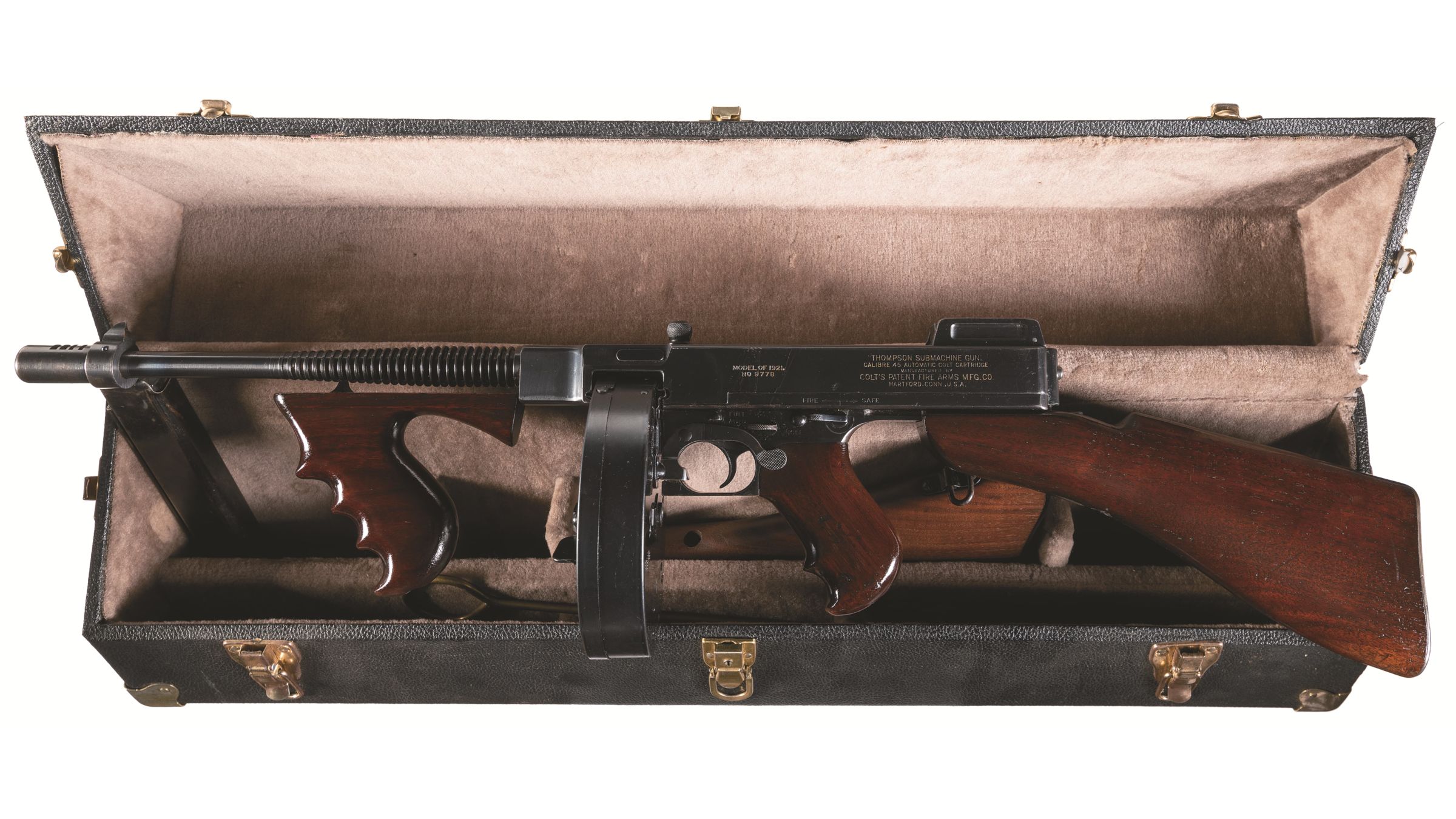 Police Used Colt 1921 Thompson Submachine Gun Rock Island Auction