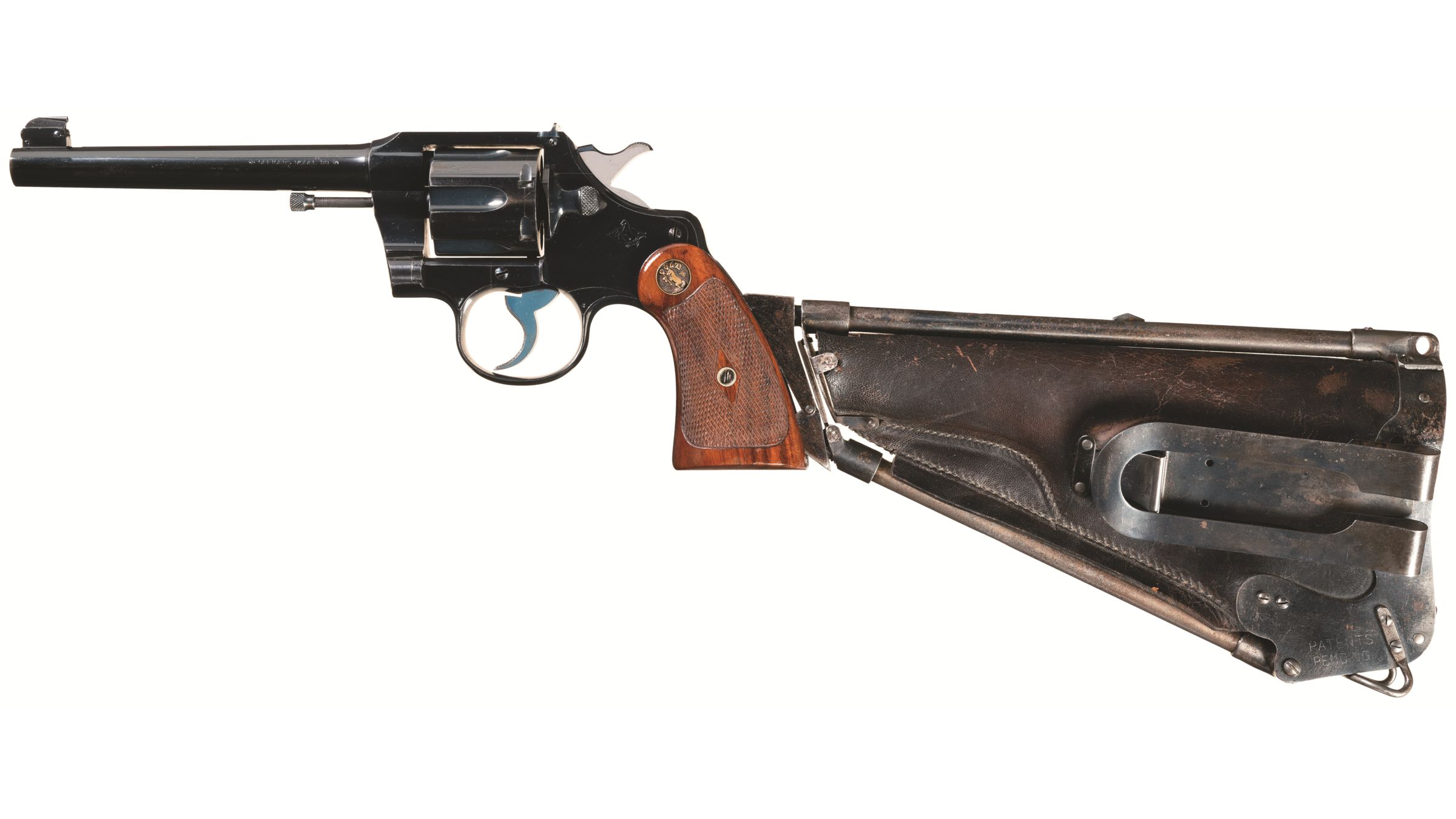 Colt Officer's Model Target Revolver with Ideal Shoulder Stock | Rock ...