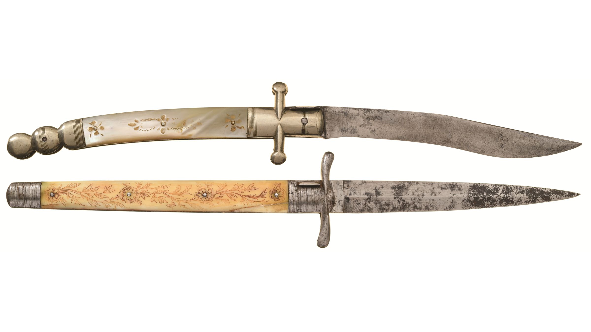 Two Continental European Style Folding Knives Rock Island Auction
