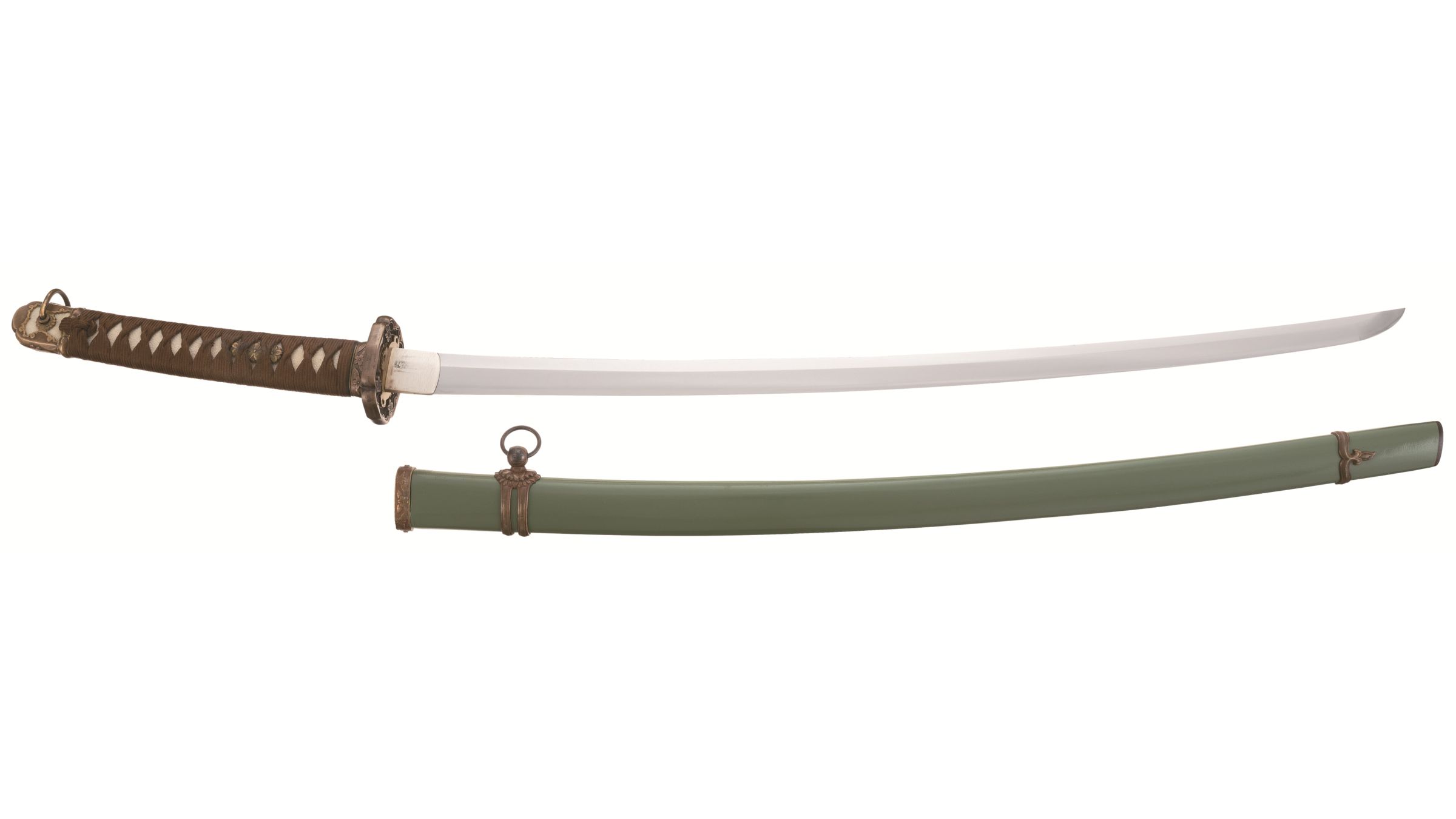 WWII Japanese Koa Isshin/Mantetsu Sword with Shin Gunto