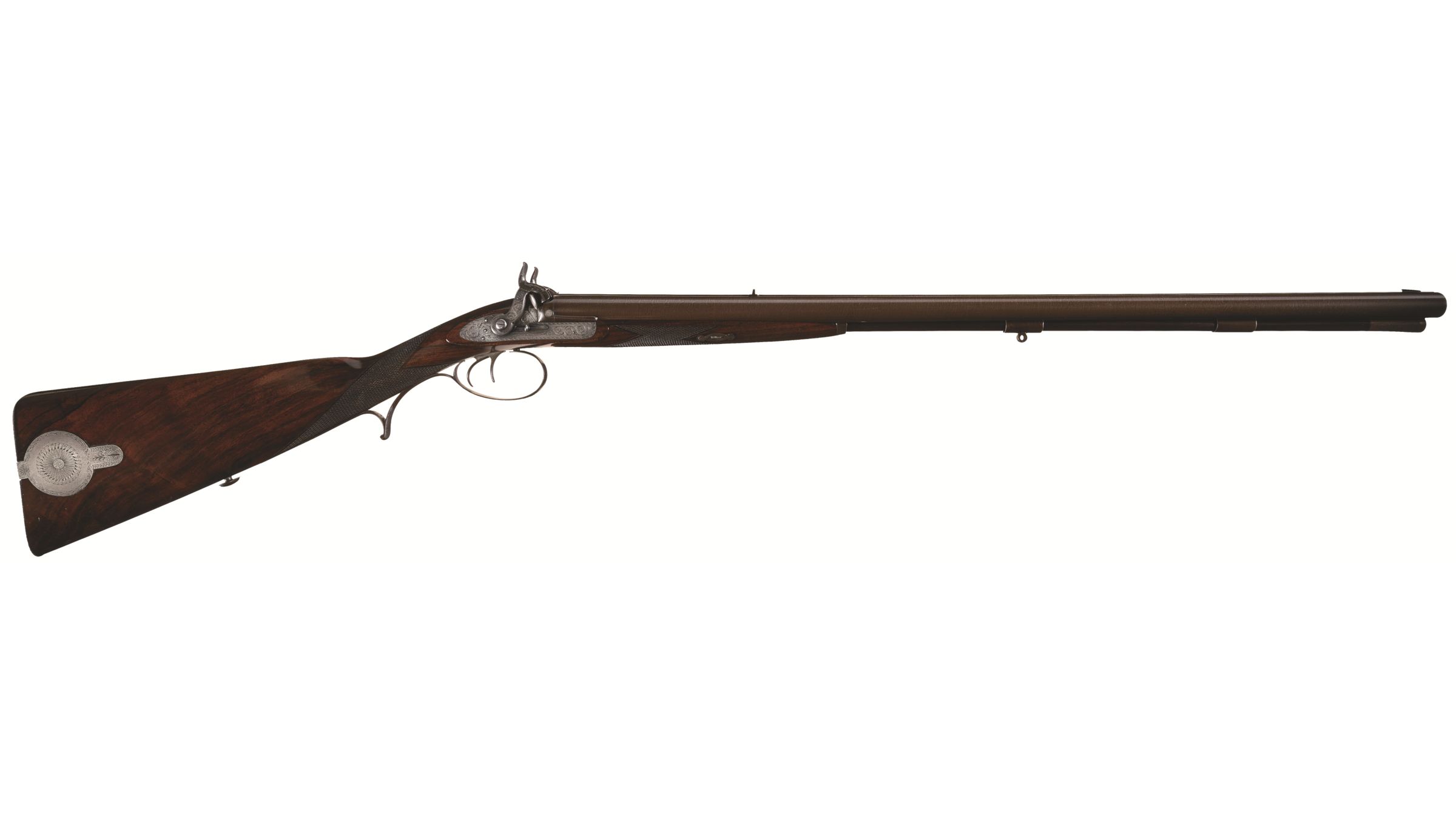 Purdey Side by Side Percussion Cape Gun with Offset Stock Rock Island