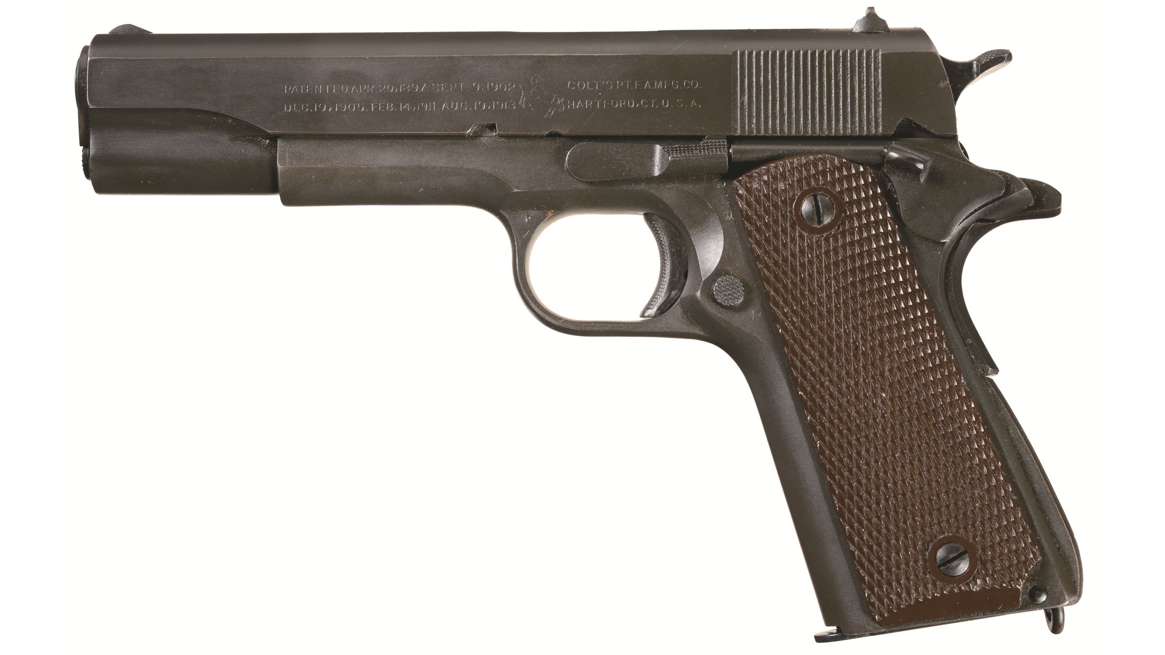 World War Ii Us Colt Model 1911a1 Pistol Rock Island Auction 0019