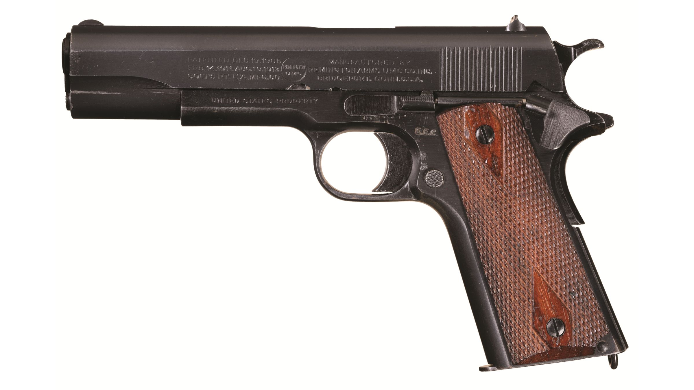 World War I Us Contract Remington Umc Model 1911 Pistol Rock Island Auction 2130