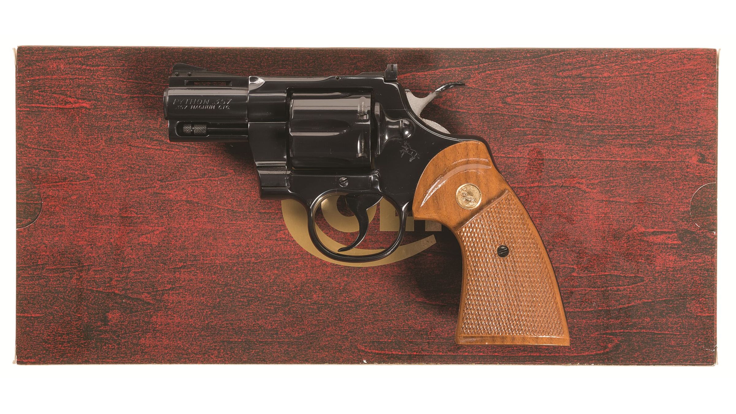 Colt Python Double Action Revolver with Box and 2 1/2