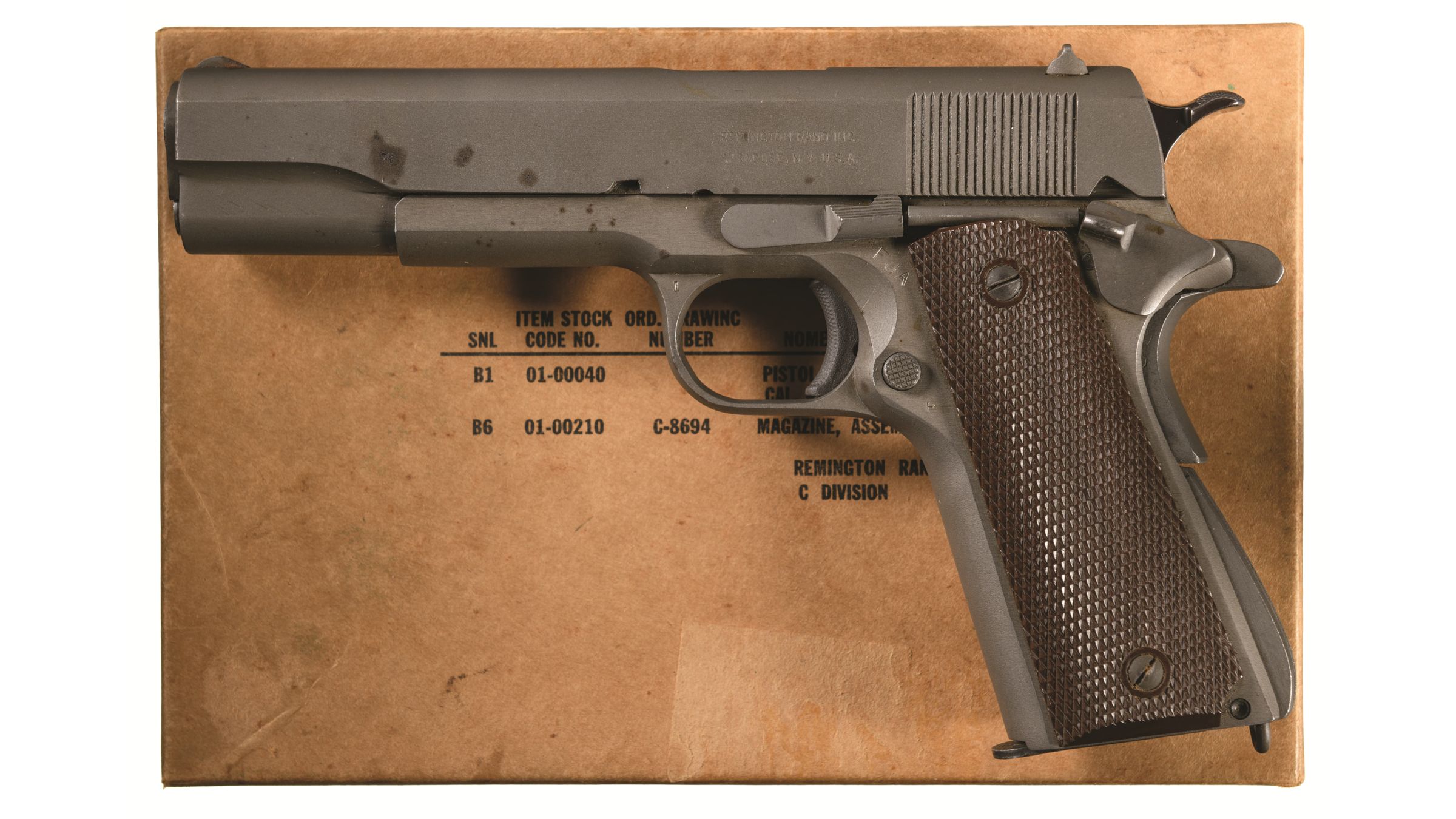 remington rand 1911a1 markings