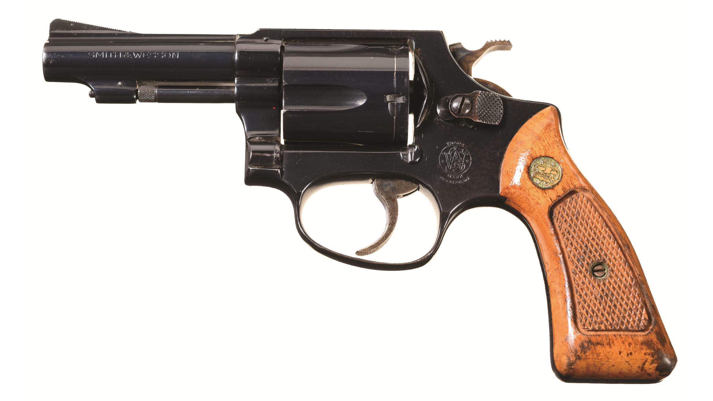 Elvis Presley's TCB Engraved Smith & Wesson Model 36 Revolver