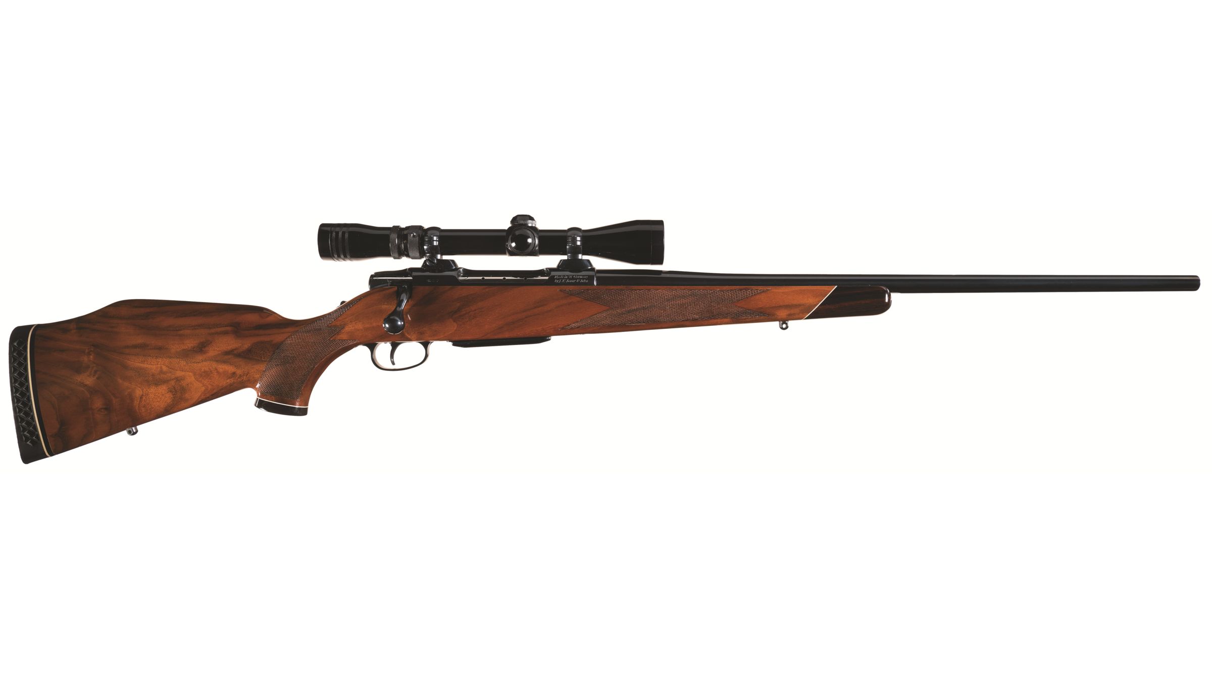 Scoped Colt Sauer Sporting Bolt Action 300 Win Mag Rifle Rock