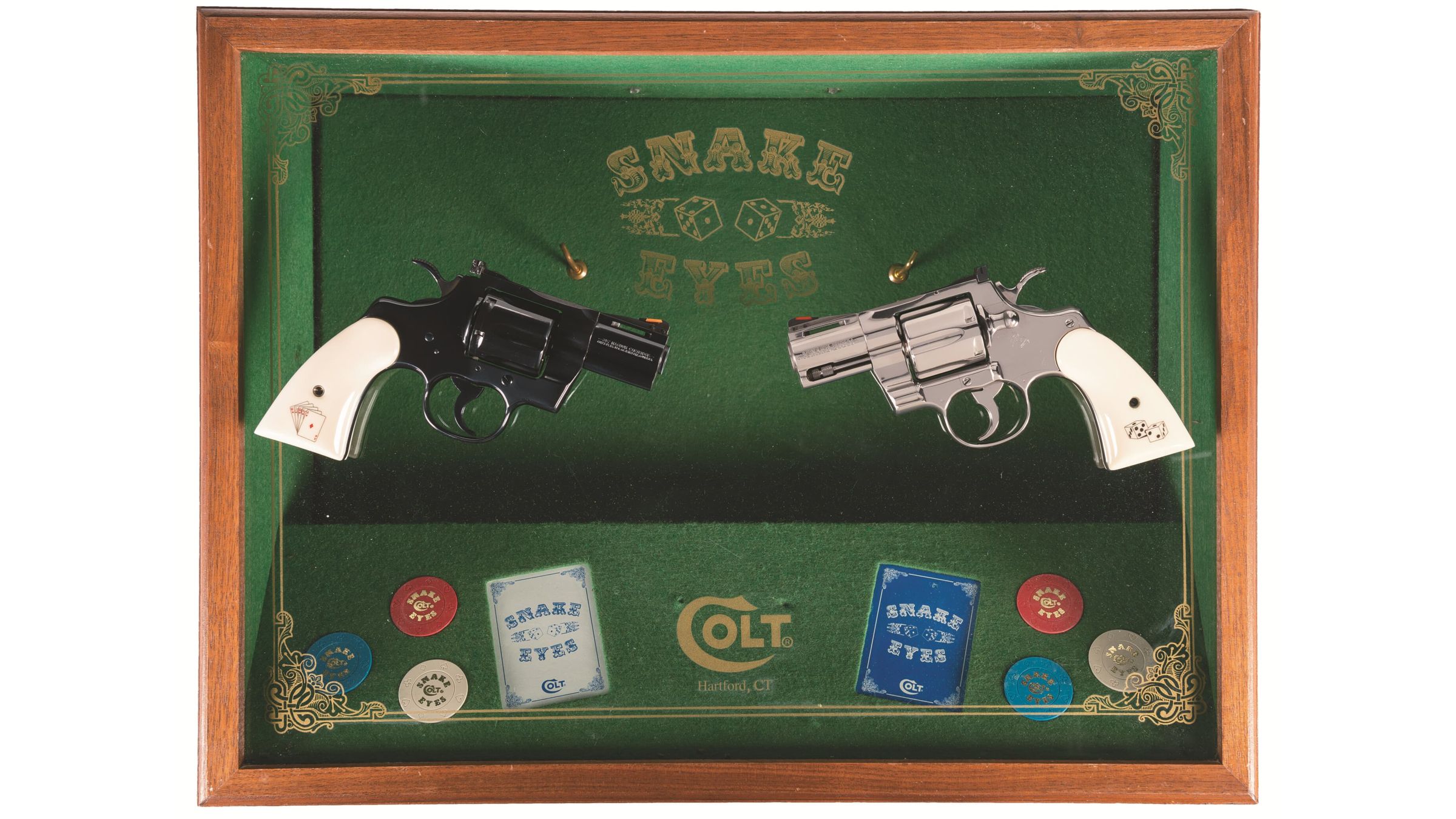 Matched Set of Colt Python Snake Eyes Double Action Revolvers | Rock ...