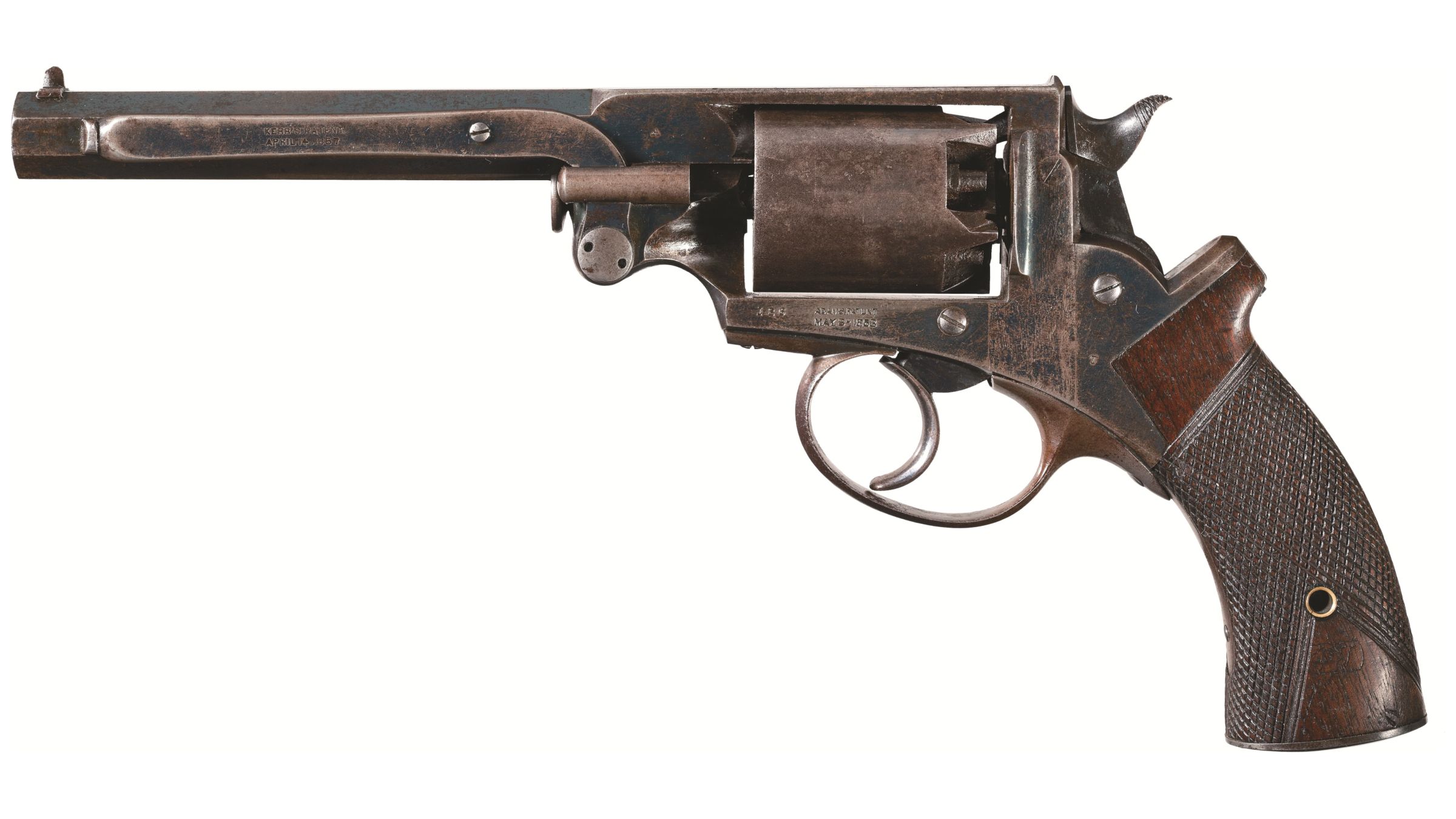 U.S. Inspected Civil War Contract Mass Arms Adams Revolver | Rock ...