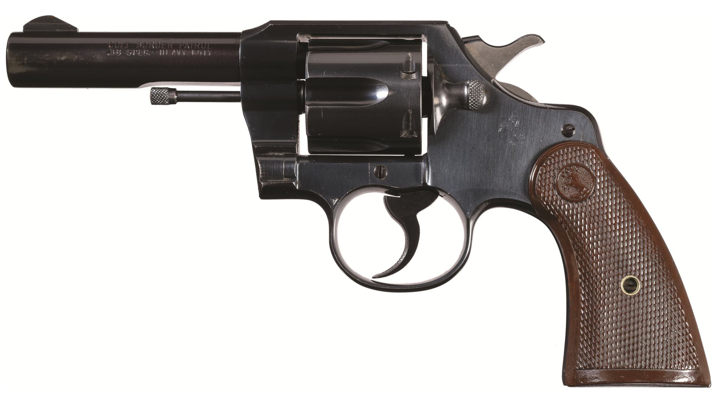 Colt Official Police Border Patrol Revolver With Factory Letter Rock Island Auction 8197