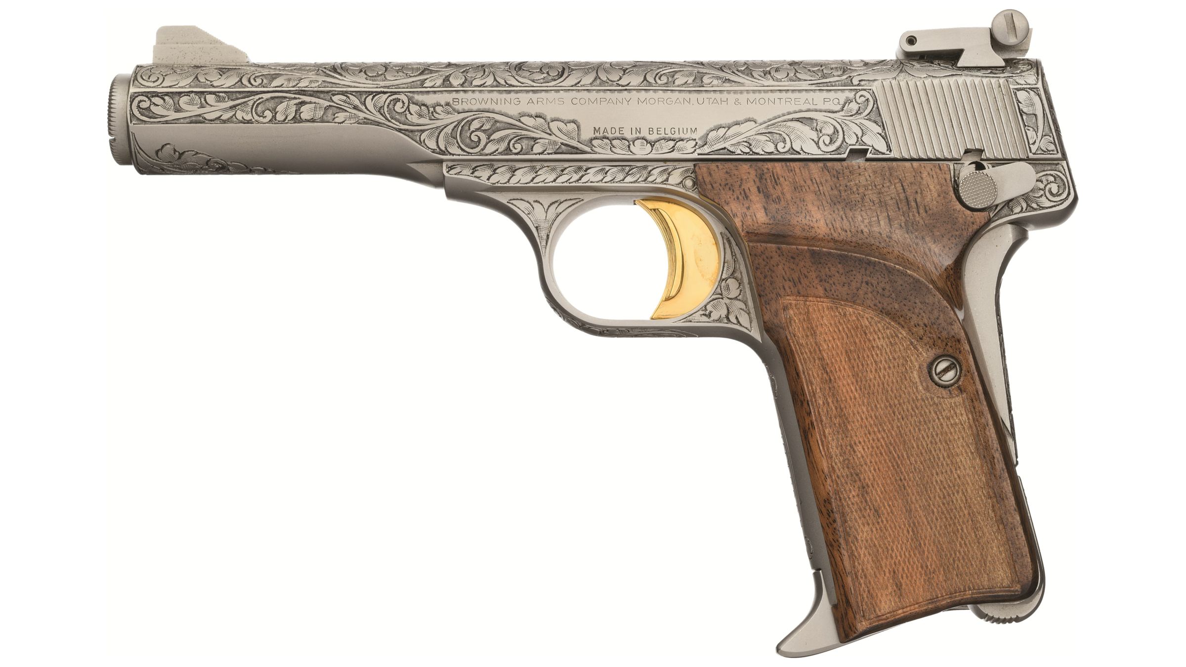 Factory Engraved Belgian Browning 380 Renaissance Pistol Rock Island