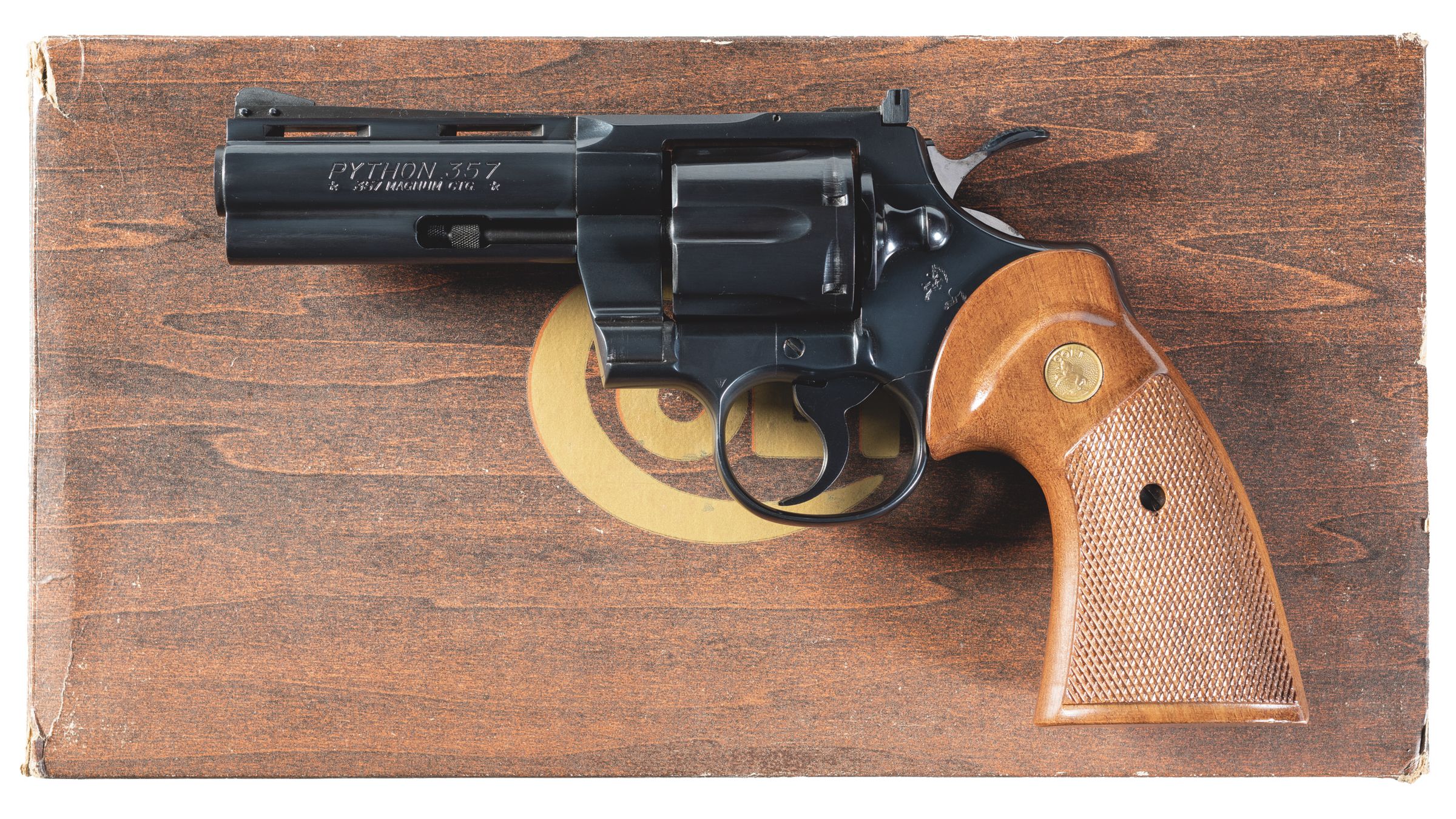 Colt Python Double Action Revolver Rock Island Auction 7681