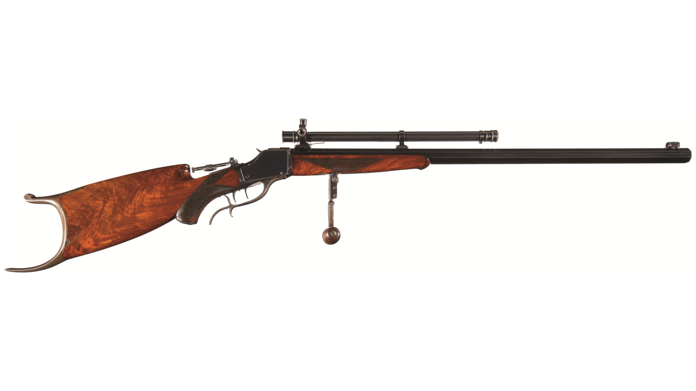 Winchester Deluxe Model 1885 High Wall Schuetzen Rifle | Rock Island ...