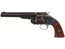 Engraved and Gold Inlaid Uberti-Navy Arms Schofield Revolver | Rock ...