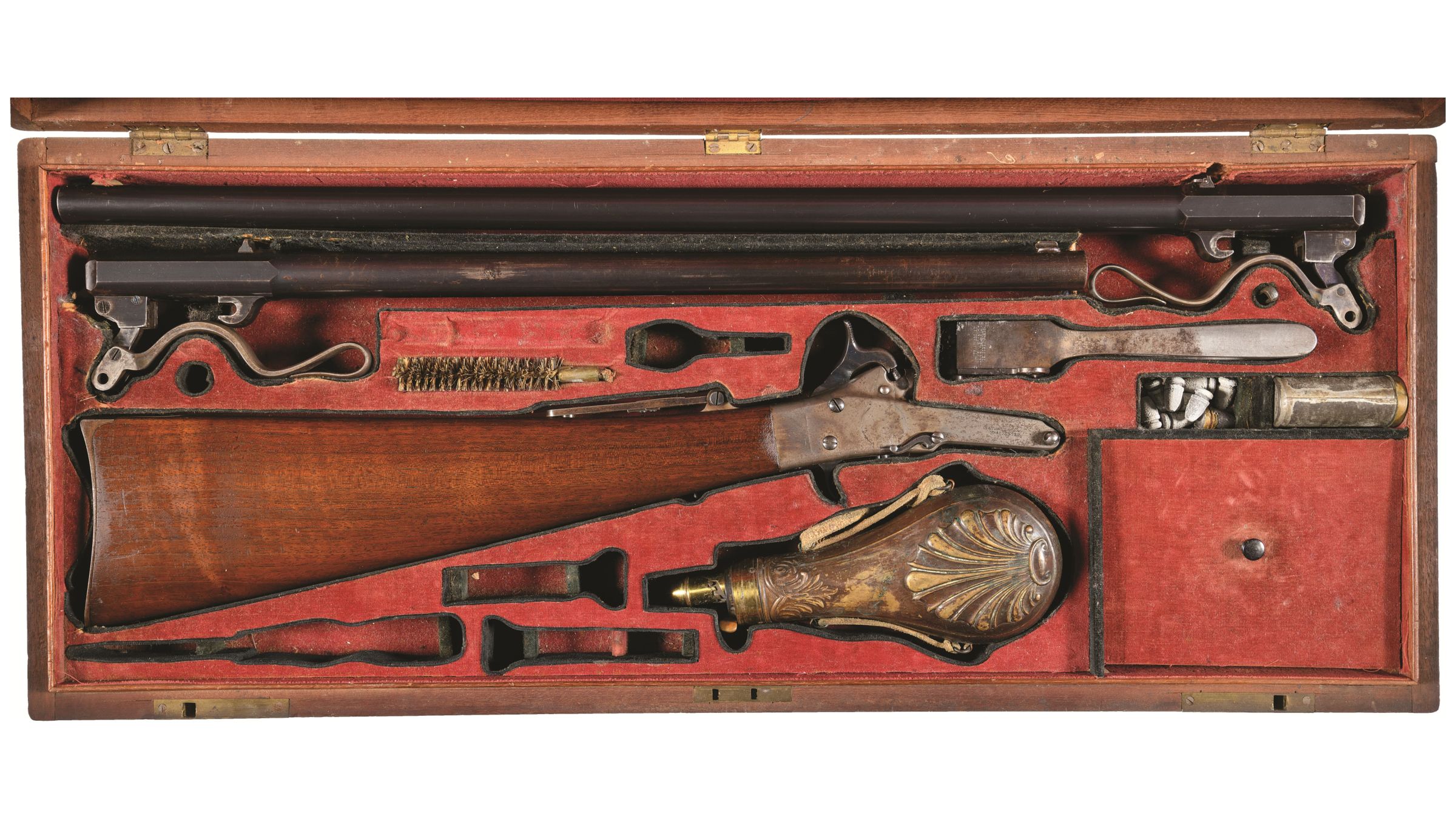 Cased Maynard Patent Model 1865 Single Shot Breech Loading Rifle | Rock ...