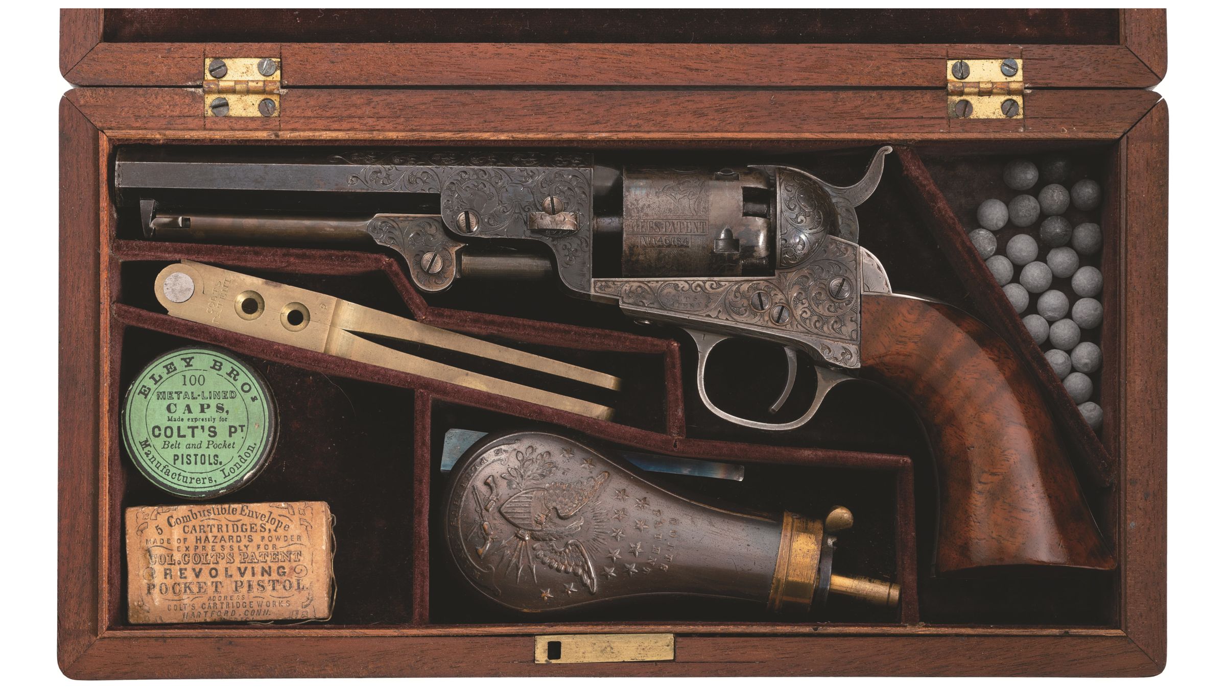 Factory Engraved Colt Model 1849 Revolver | Rock Island Auction