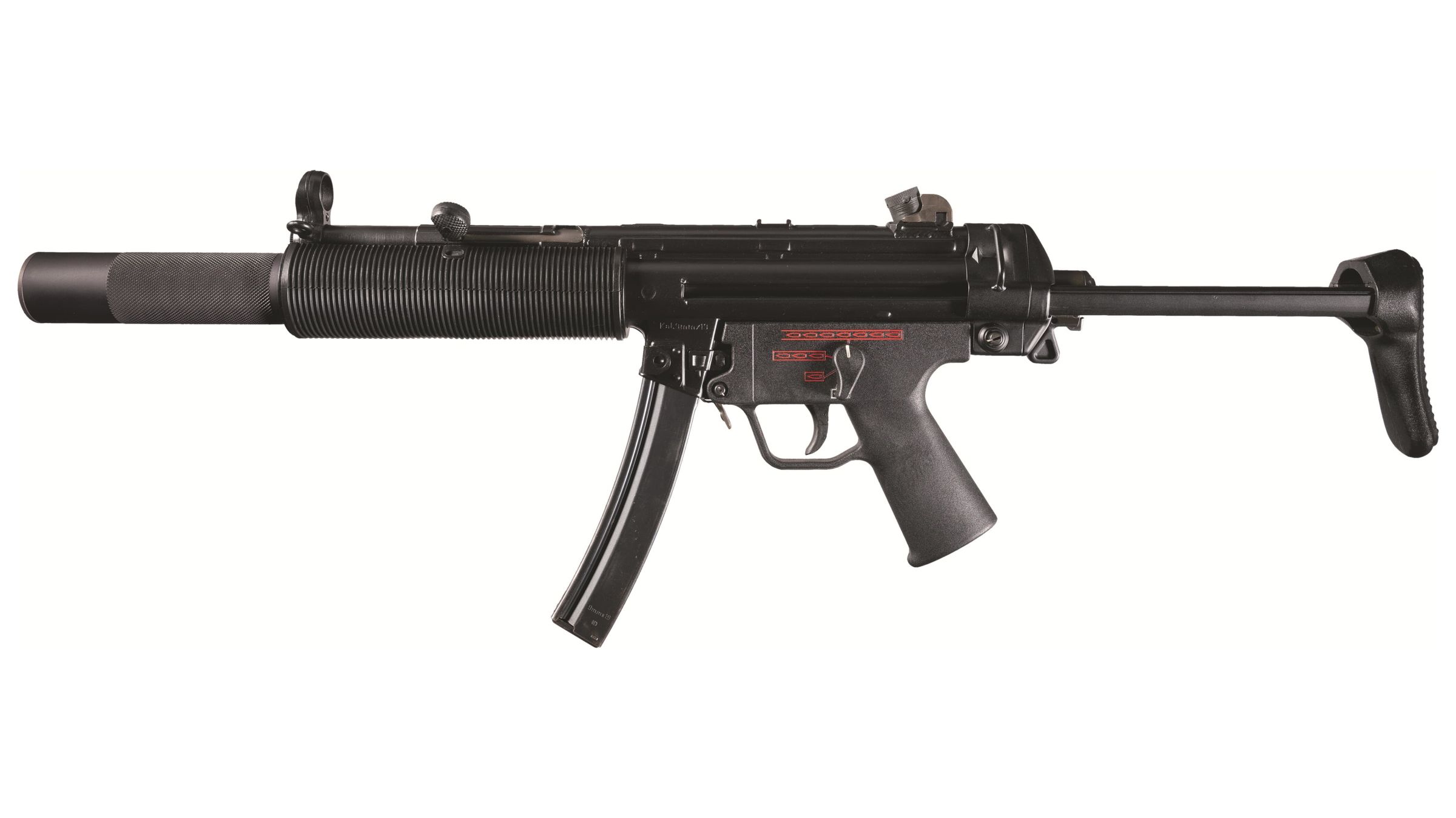 Heckler & Koch Mp5sd Submachine Gun With Silencer 