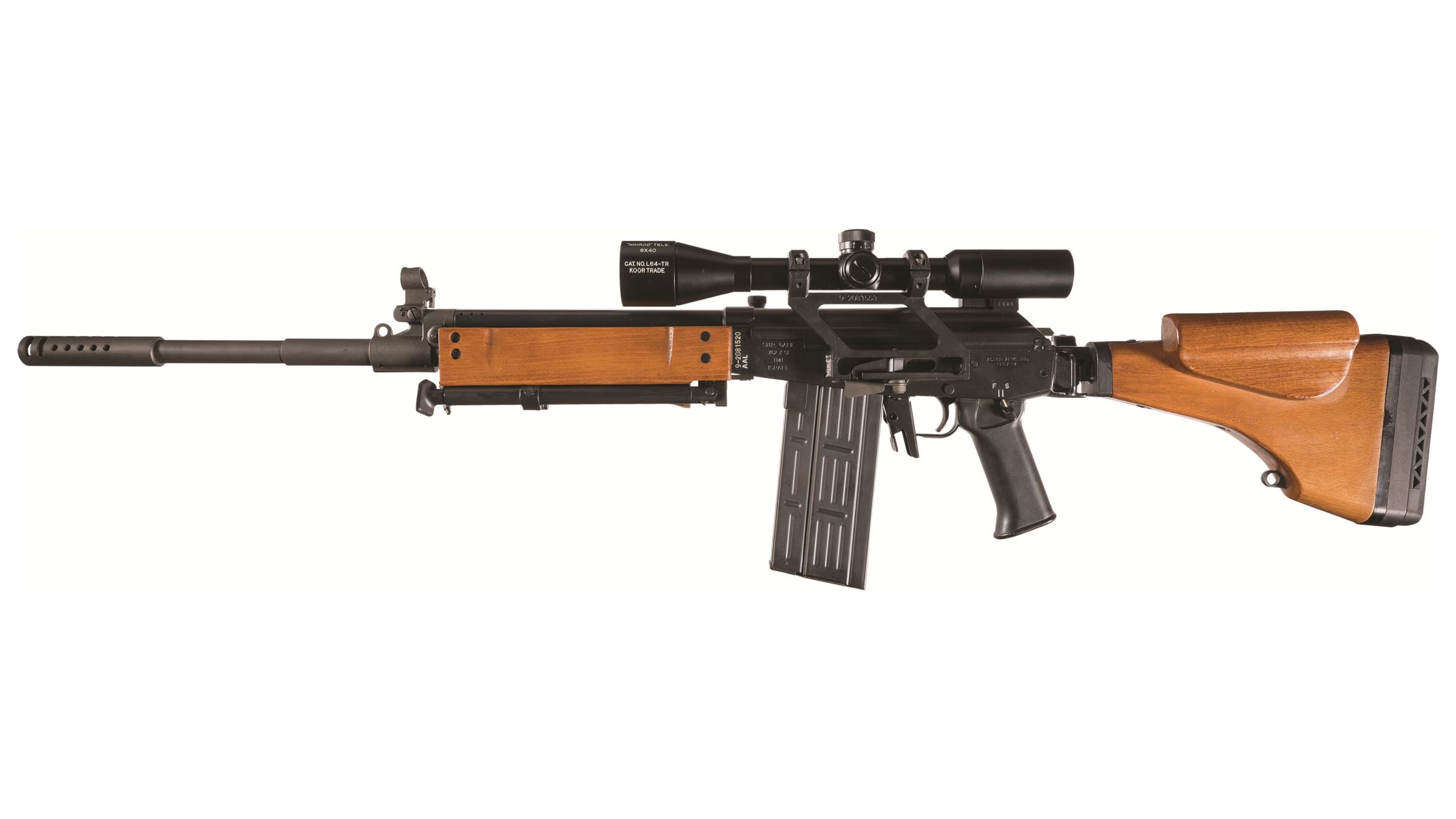 Israeli Military Industries 762x51mm Galatz Galil Rifle Rock