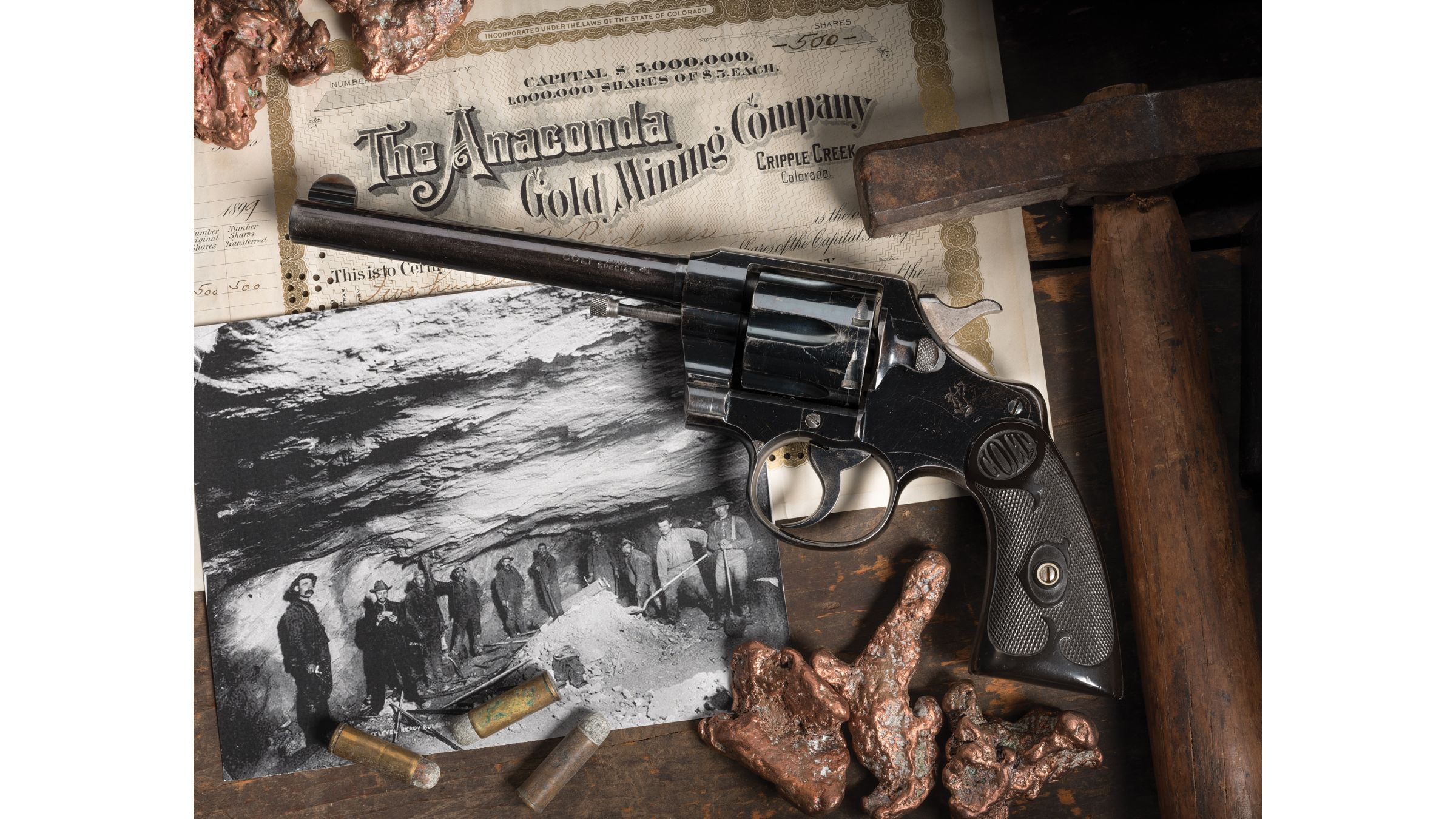 Copper Mine Shipped Colt Army Special Double Action Revolver | Rock ...