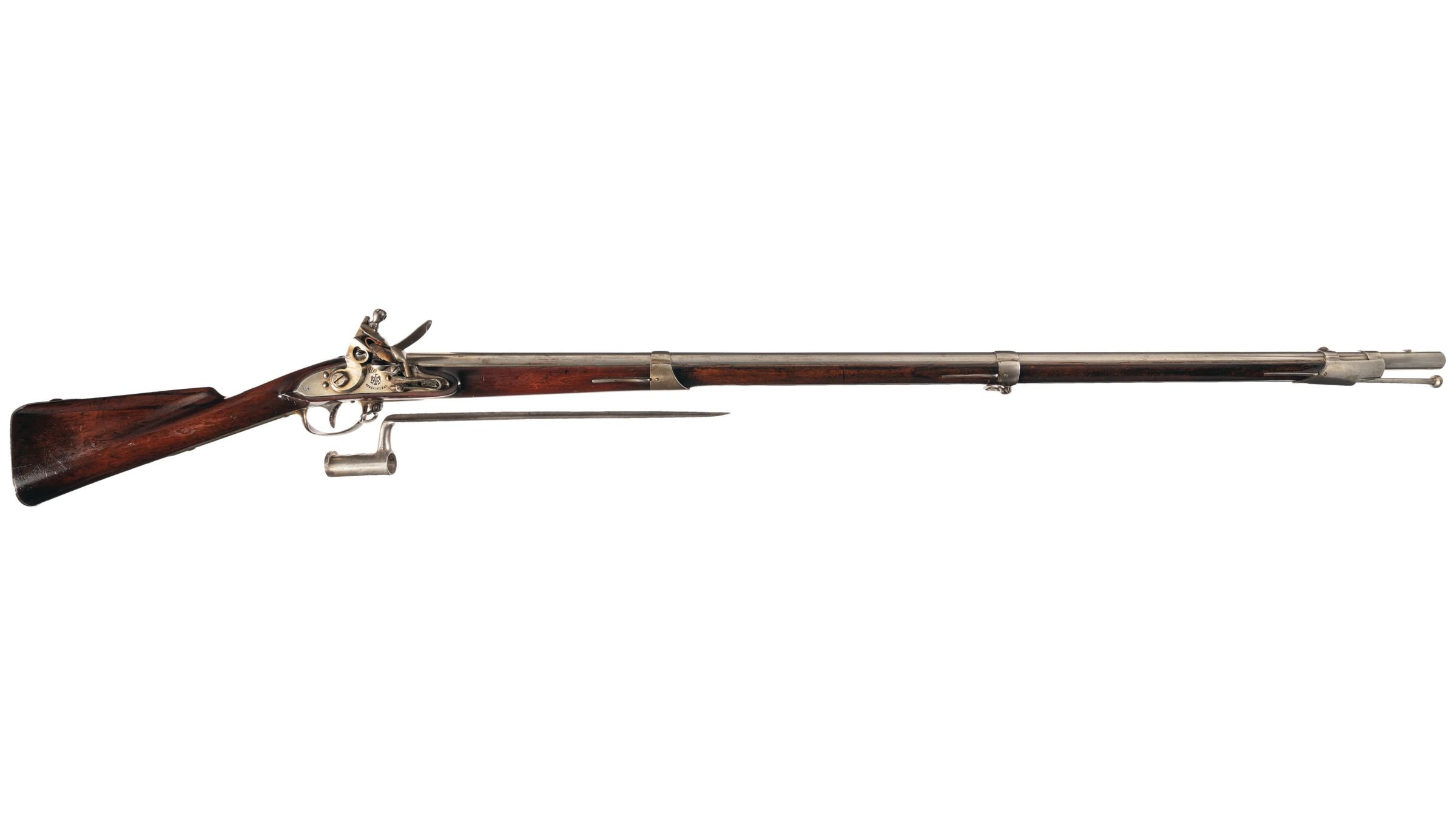 U.S. Springfield Model 1795 Flintlock Musket with Bayonet | Rock Island ...