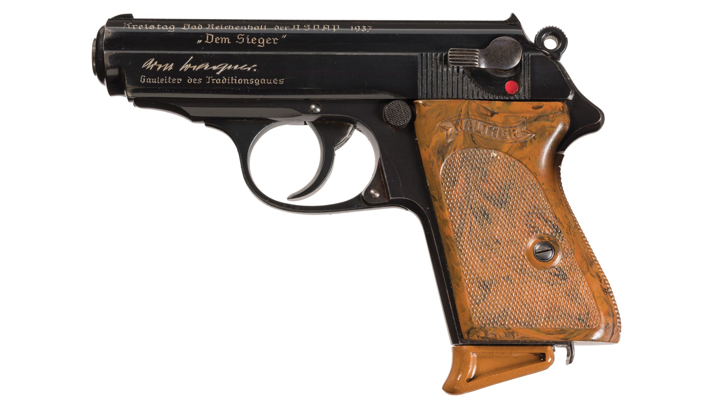 WWII Adolf Wagner German Presentation Walther PPK Pistol | Rock