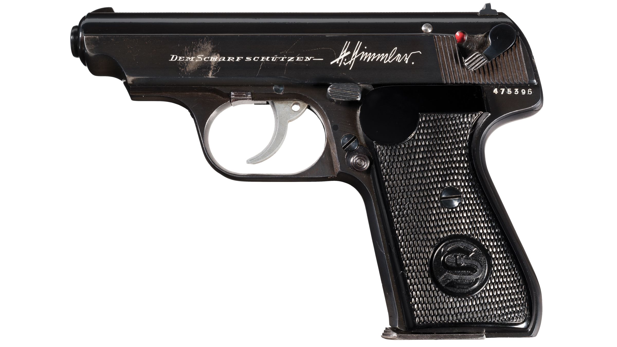 Heinrich Himmler Presentation J.P. Sauer Model 38H Pistol